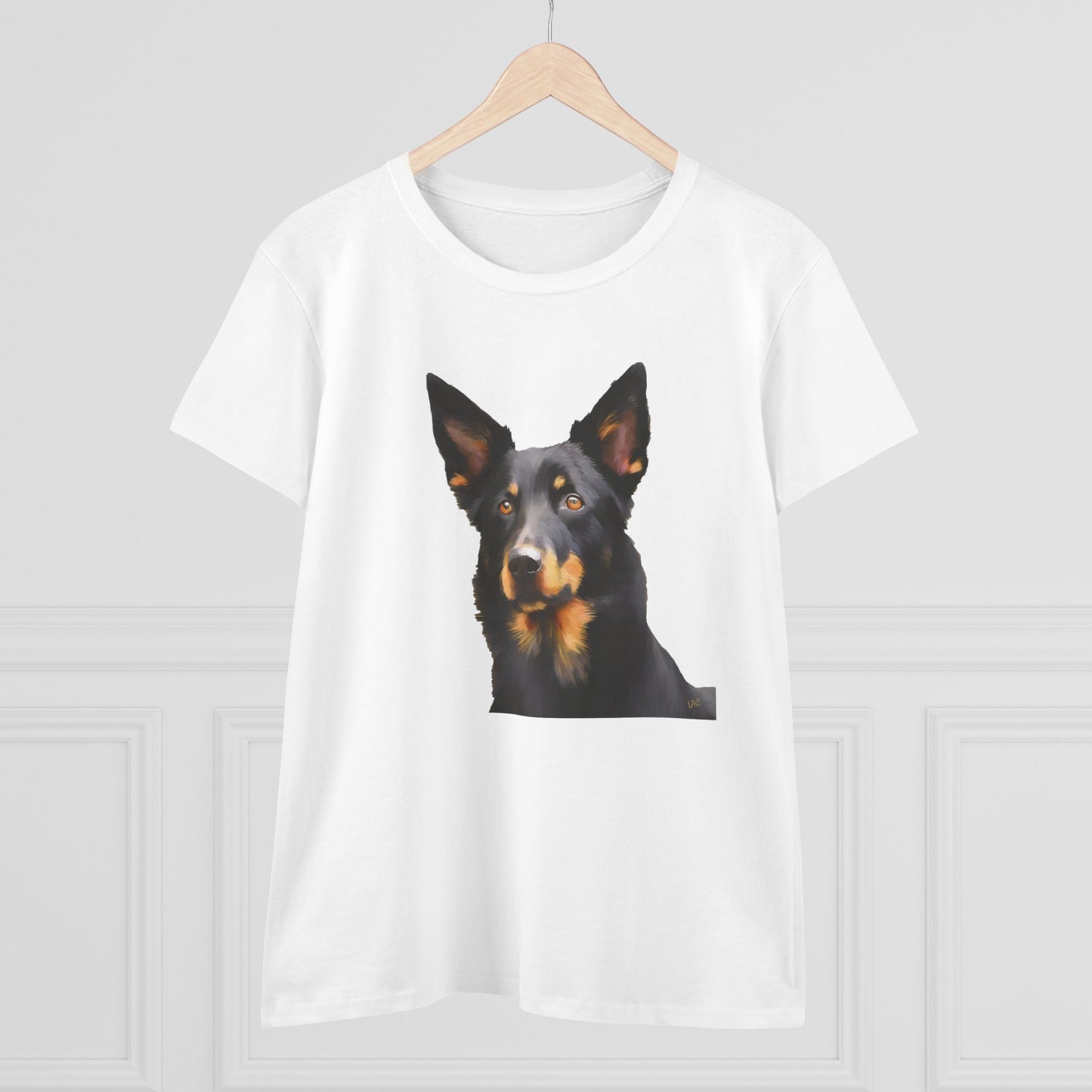 Australian Kelpie #2 Women's Midweight Cotton Tee