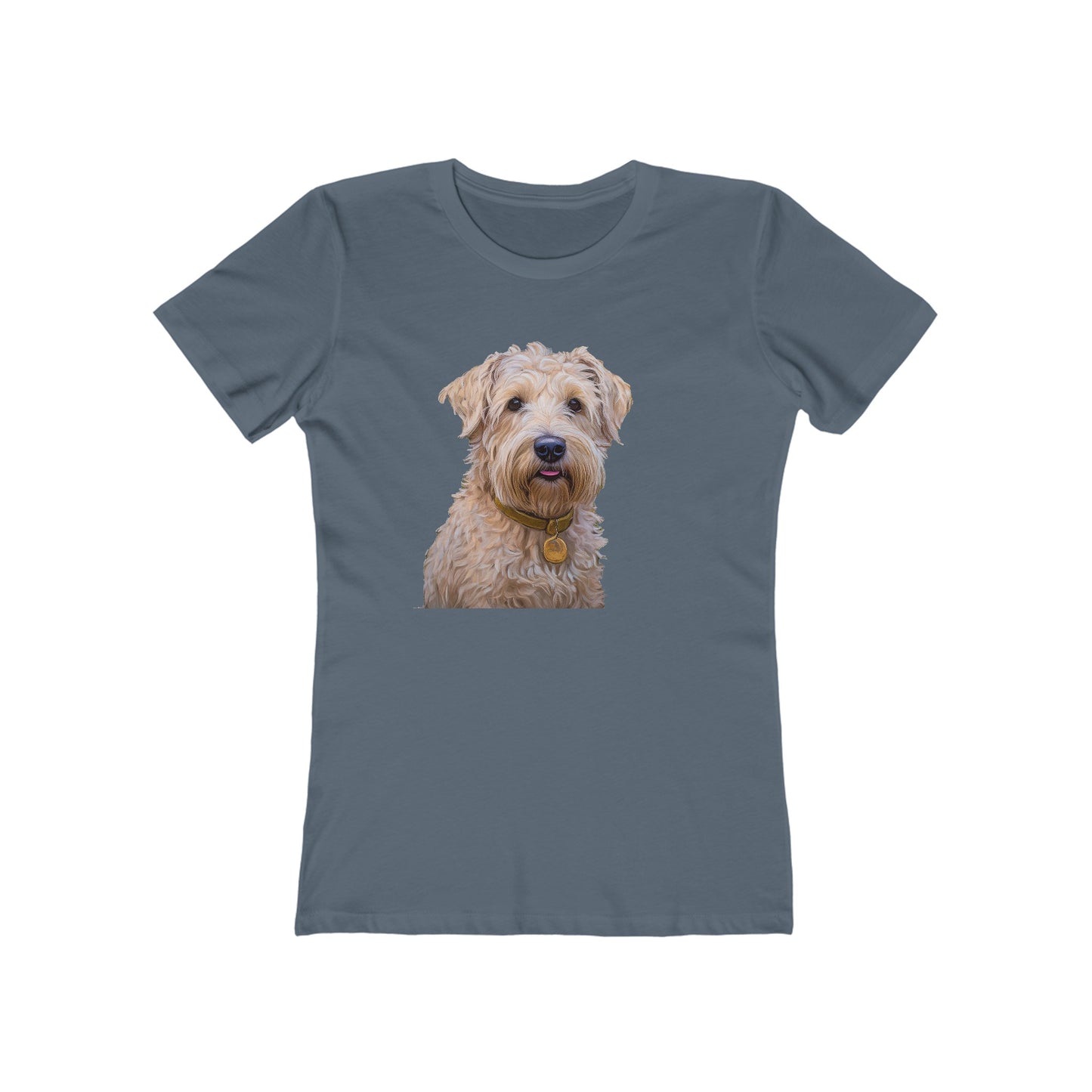 Soft Coated Wheaten Terrier - Women's Sim Fit Ringspun Cotton Tee
