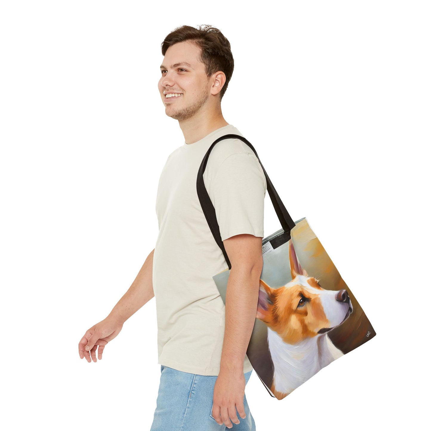 Canaan Dog of Israel Tote Bag (AOP)