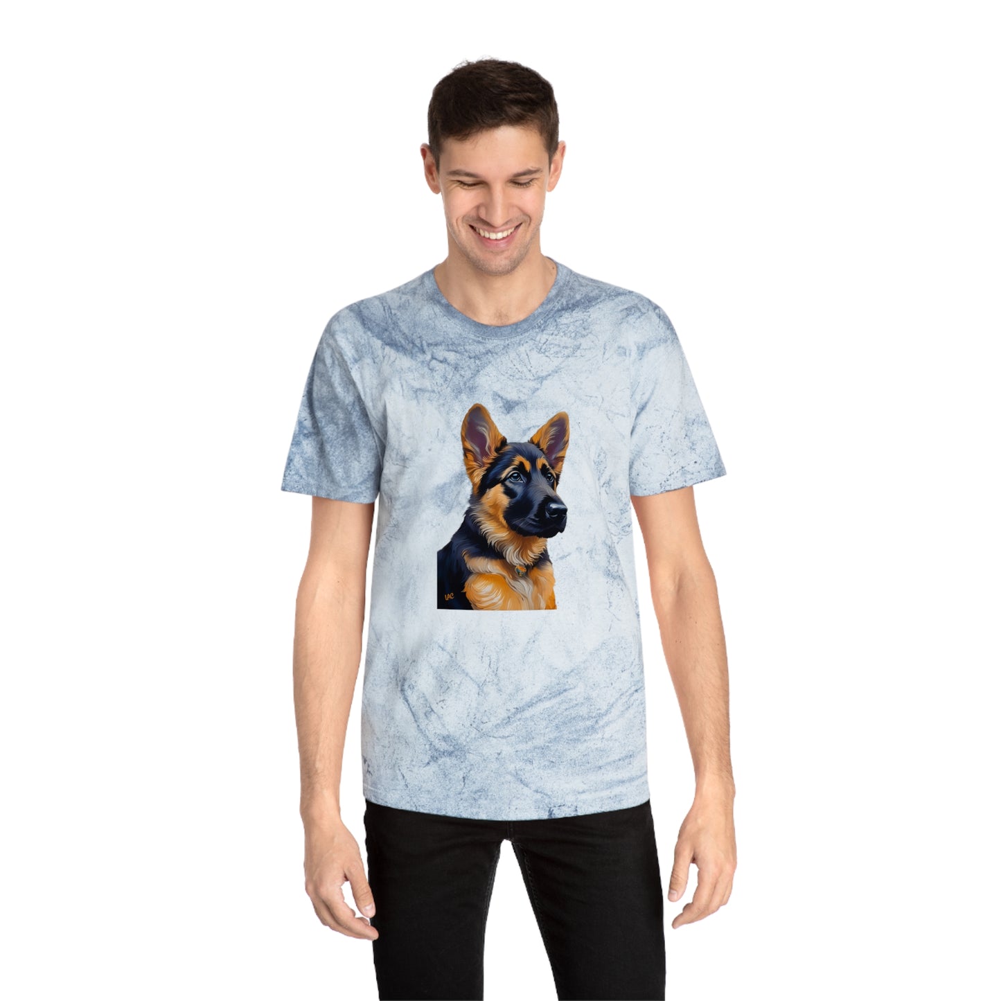 German Shepherd Puppy Unisex Color Blast T-Shirt