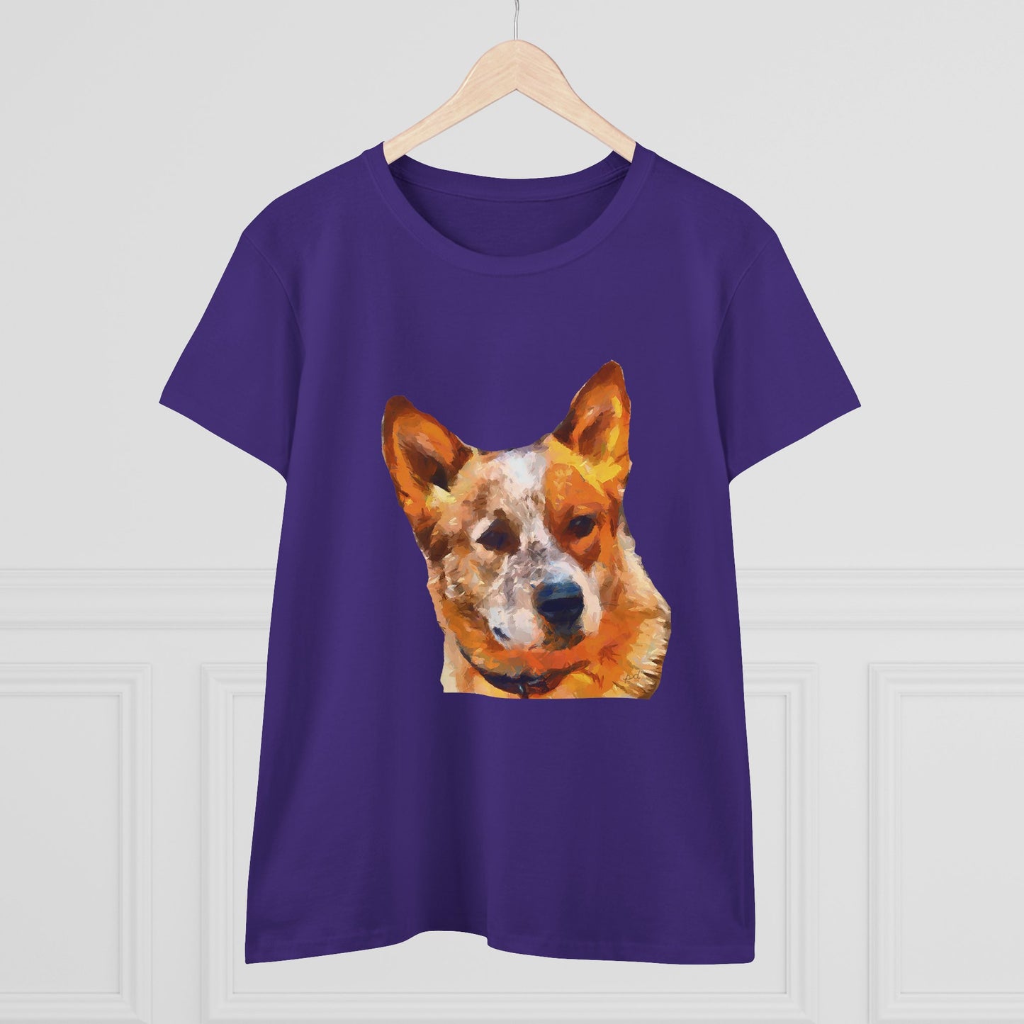 Red Heeler - Australian Cattle Dog Women's Midweight Cotton Tee