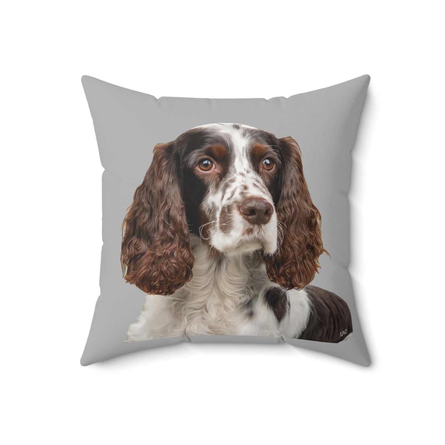 French Spaniel Spun Polyester Throw Pillow