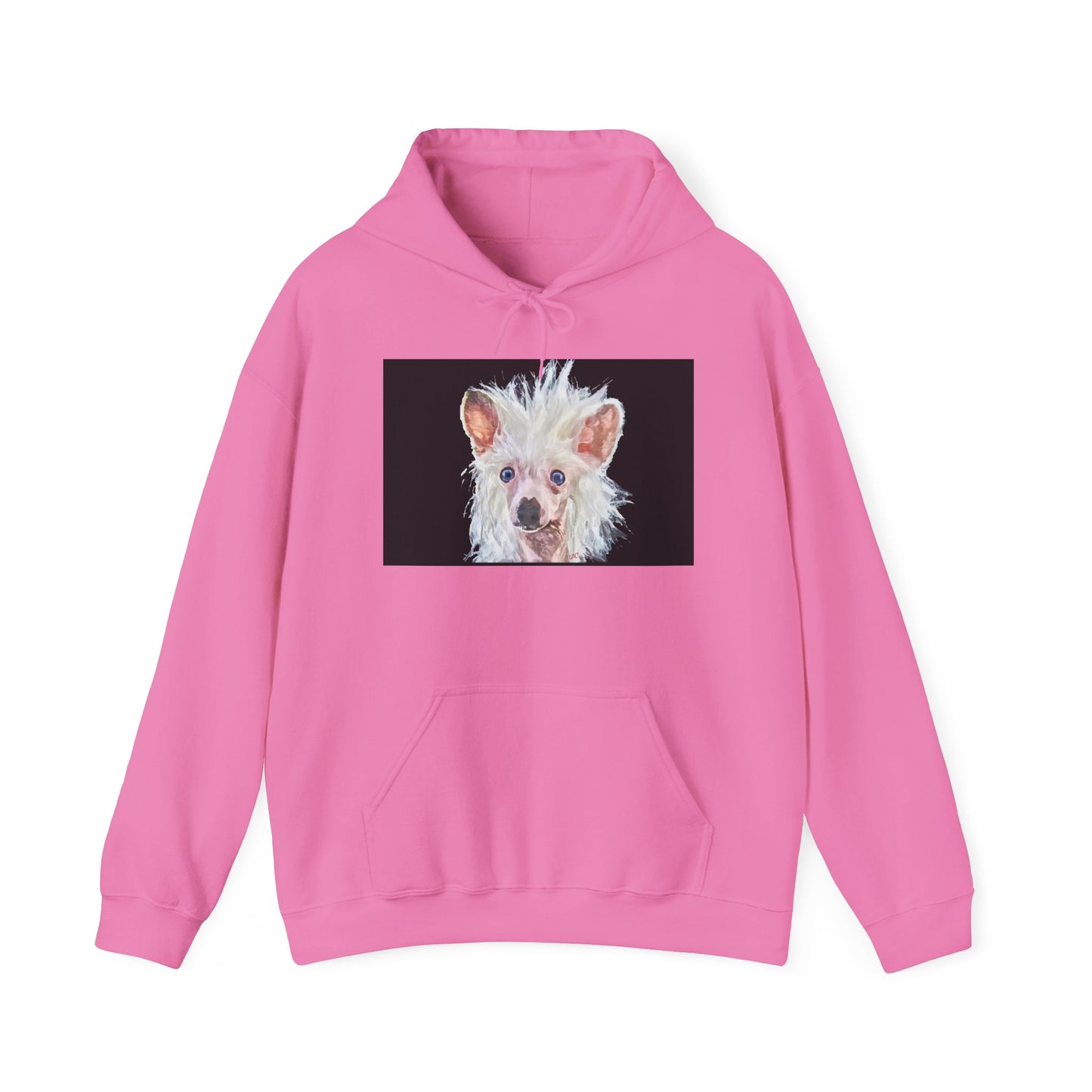 Chinese Crested Unisex 50/50 Hooded Sweatshirt