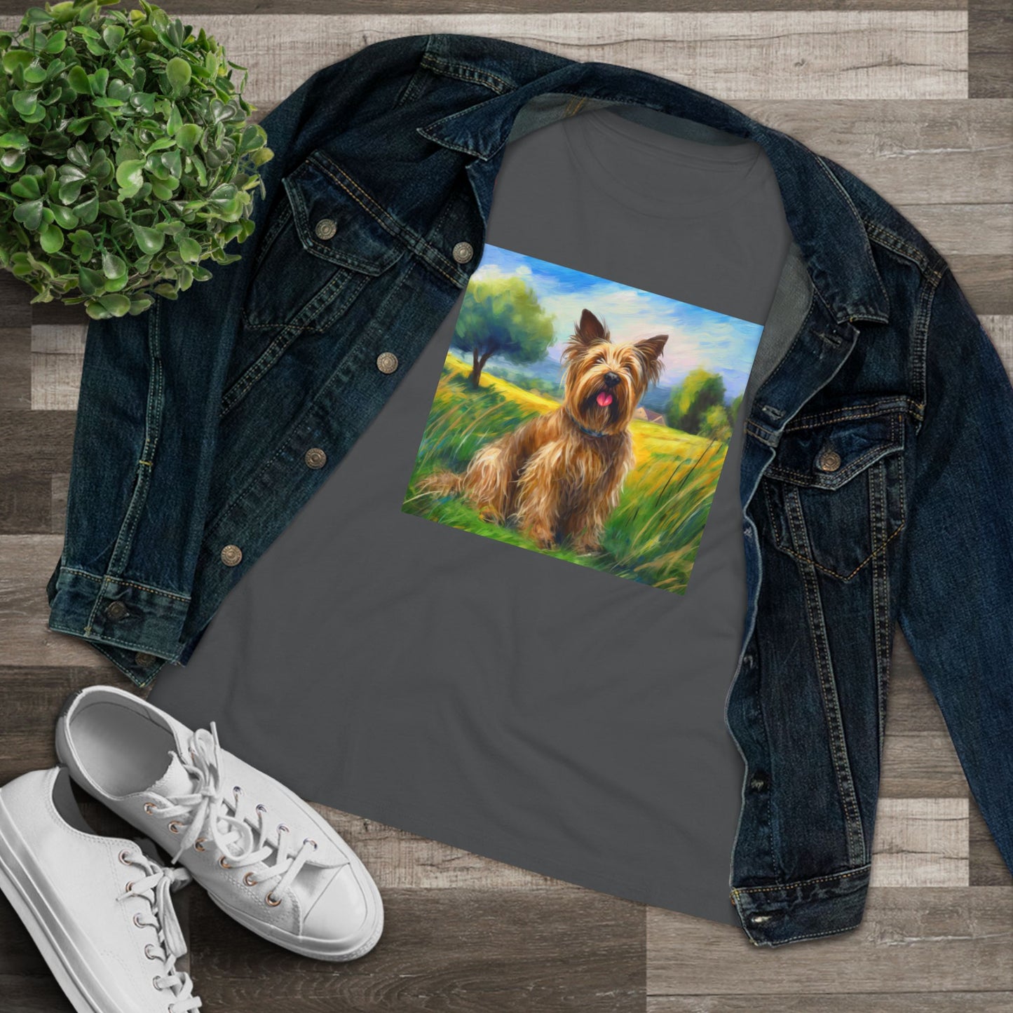Briard - Women's Relaxed Cotton Tee