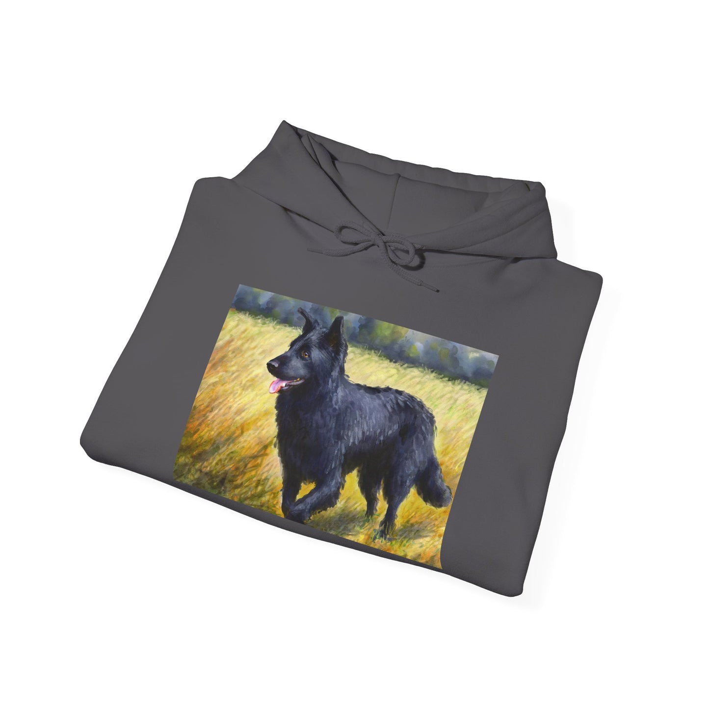 Mudi Unisex 50/50 Hooded Sweatshirt