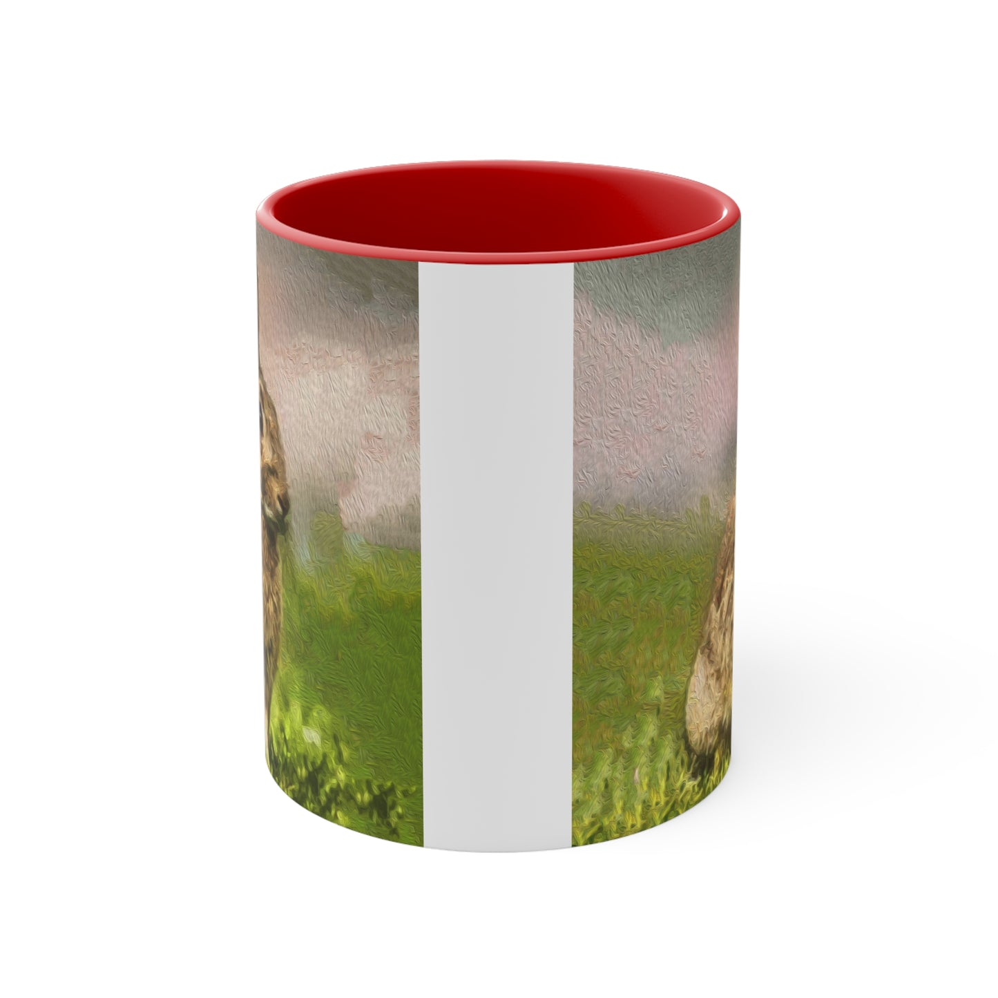 Rabbit 'Clover' Accent Coffee Mug, 11oz