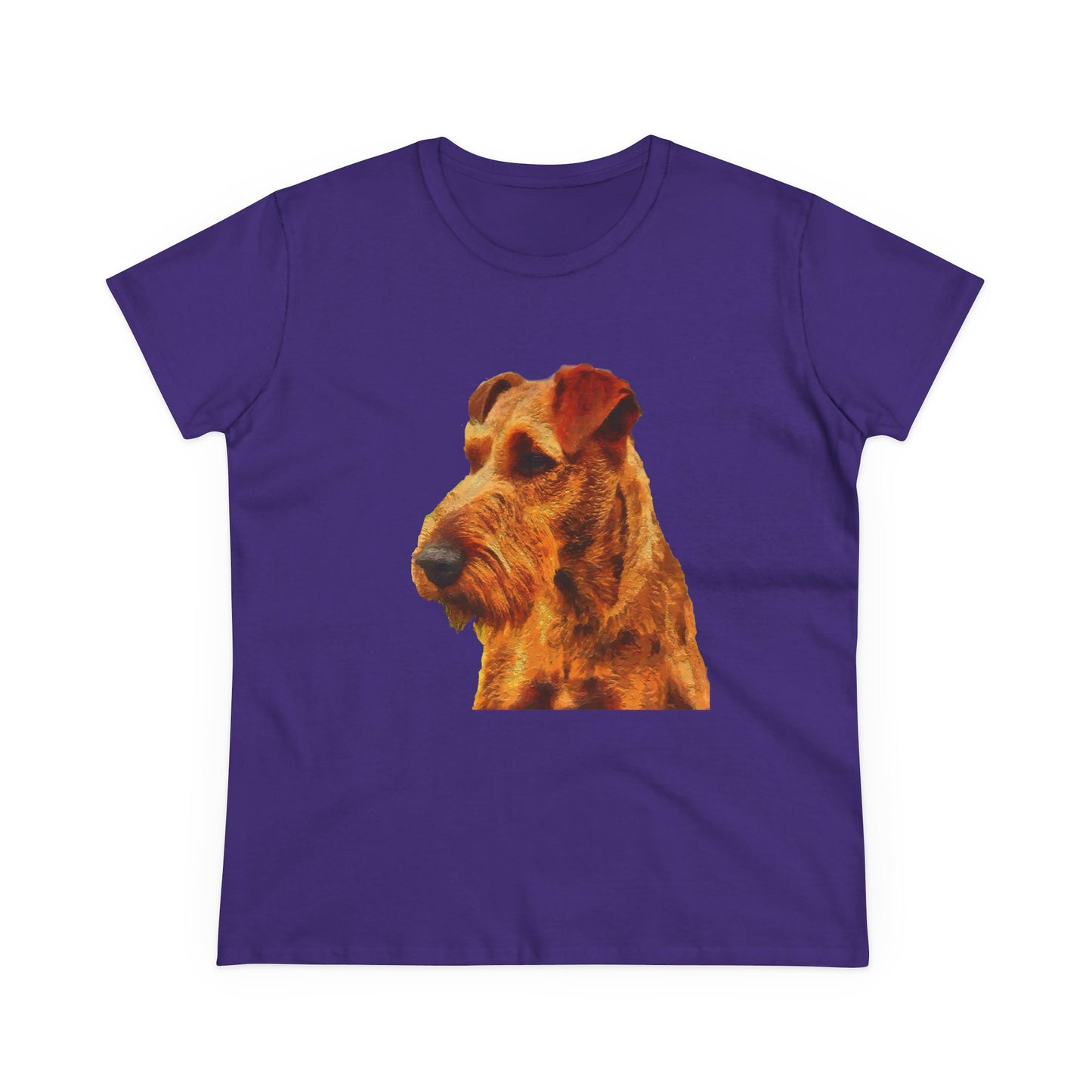 Irish Terrier 'Jocko' Women's Midweight Cotton Tee