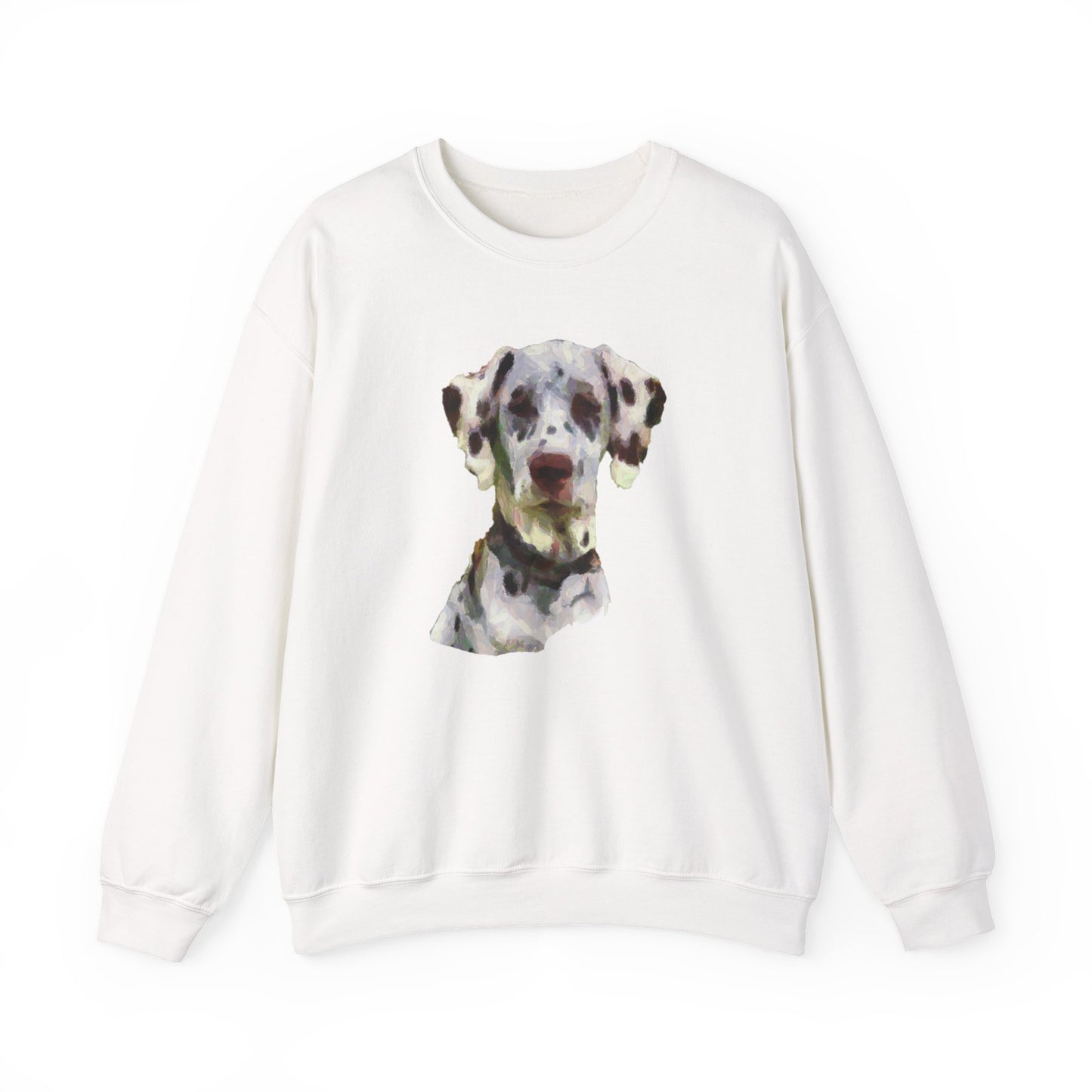 Dalmatian 'Impressionistic' Crewneck Sweatshirt