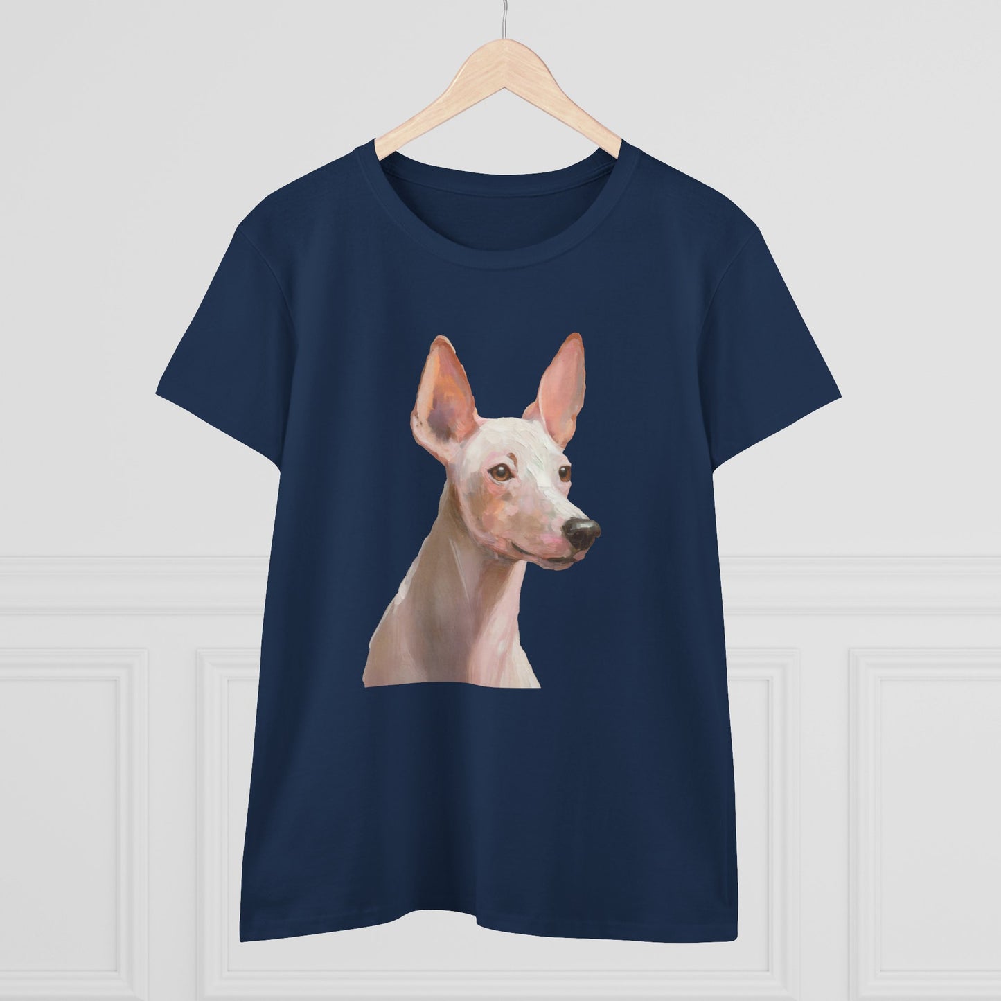 Xoloitzcuintli 'Mexican Hairless' Women's Midweight Cotton Tee