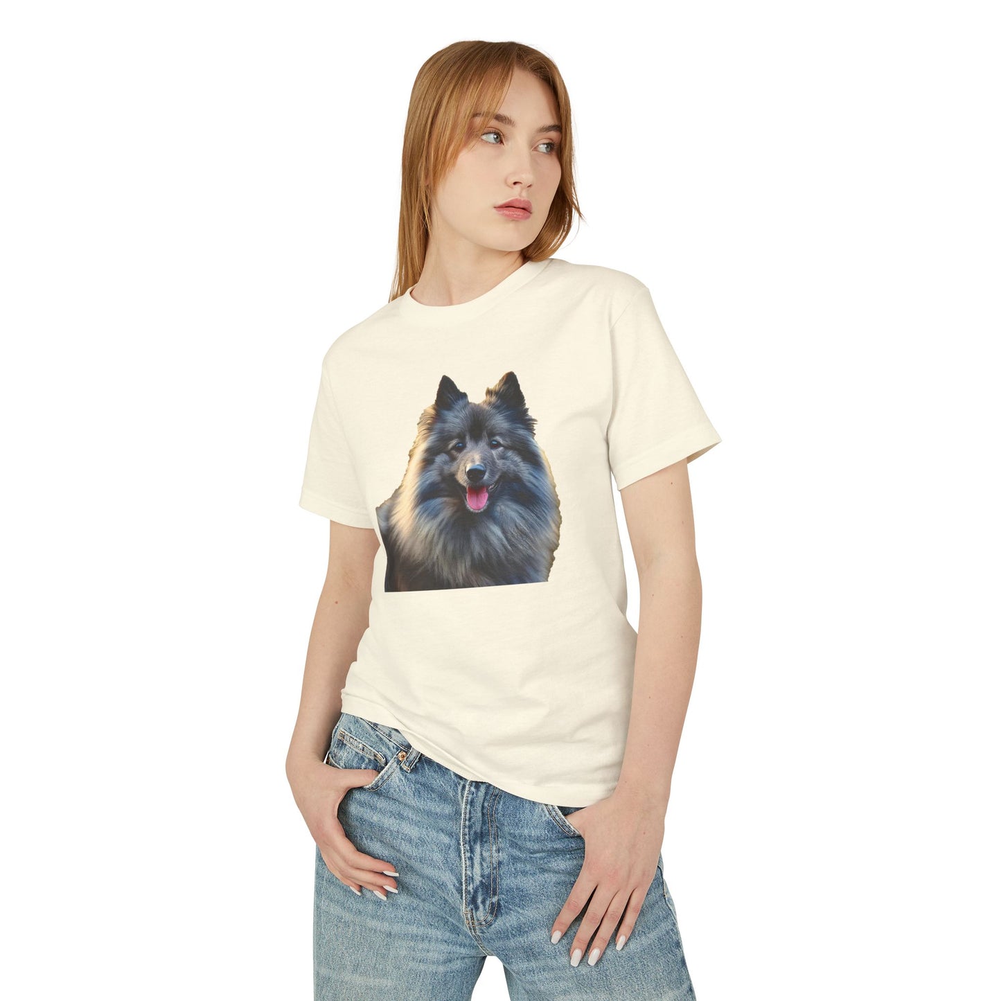 Keeshond Unisex Garment-Dyed Heavyweight Cotton Tee