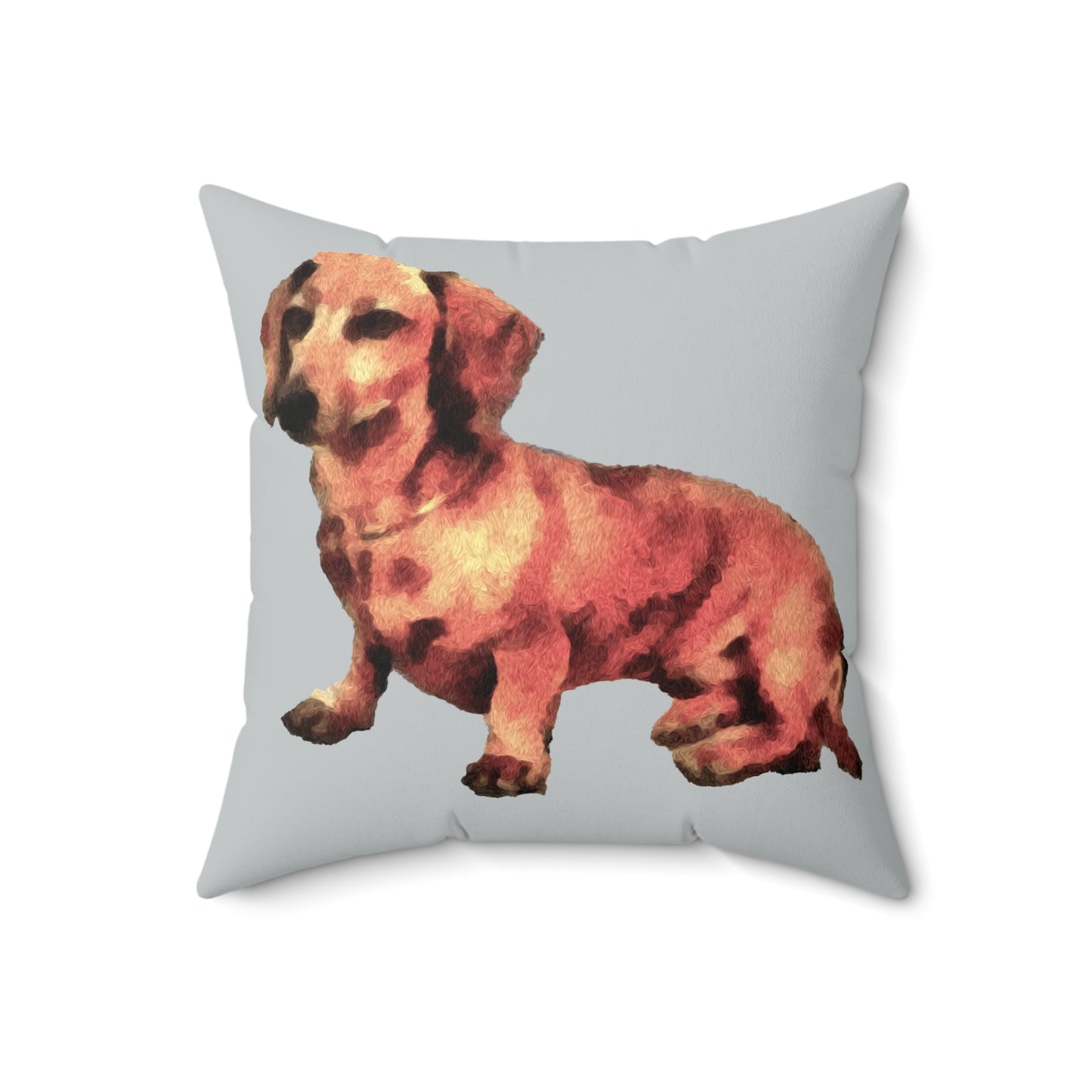 Dachshund 'Simone' - Spun Polyester Throw Pillow