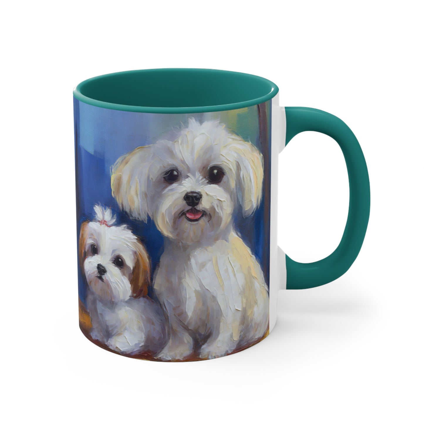 Maltese Puppies Accent Coffee Mug, 11oz