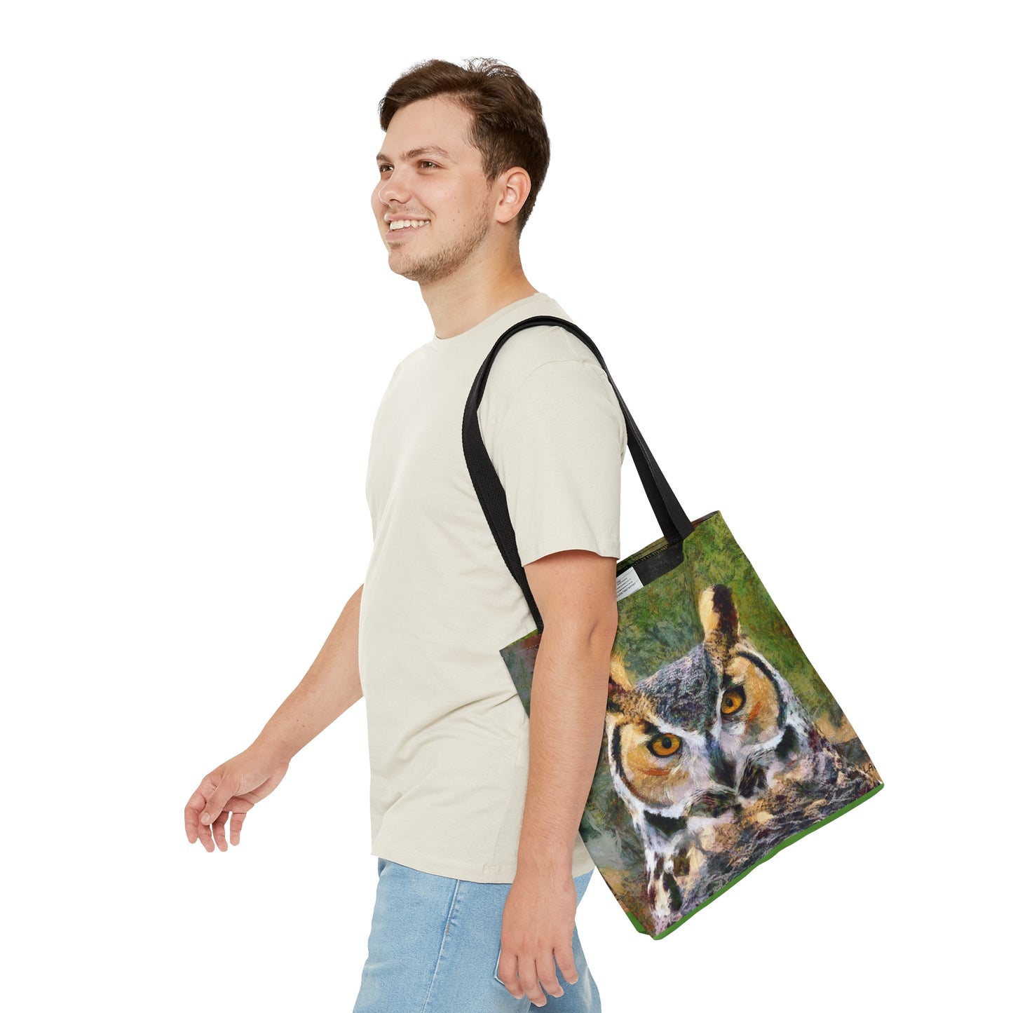 Great Horned Owl 'Hooty' - Tote Bag
