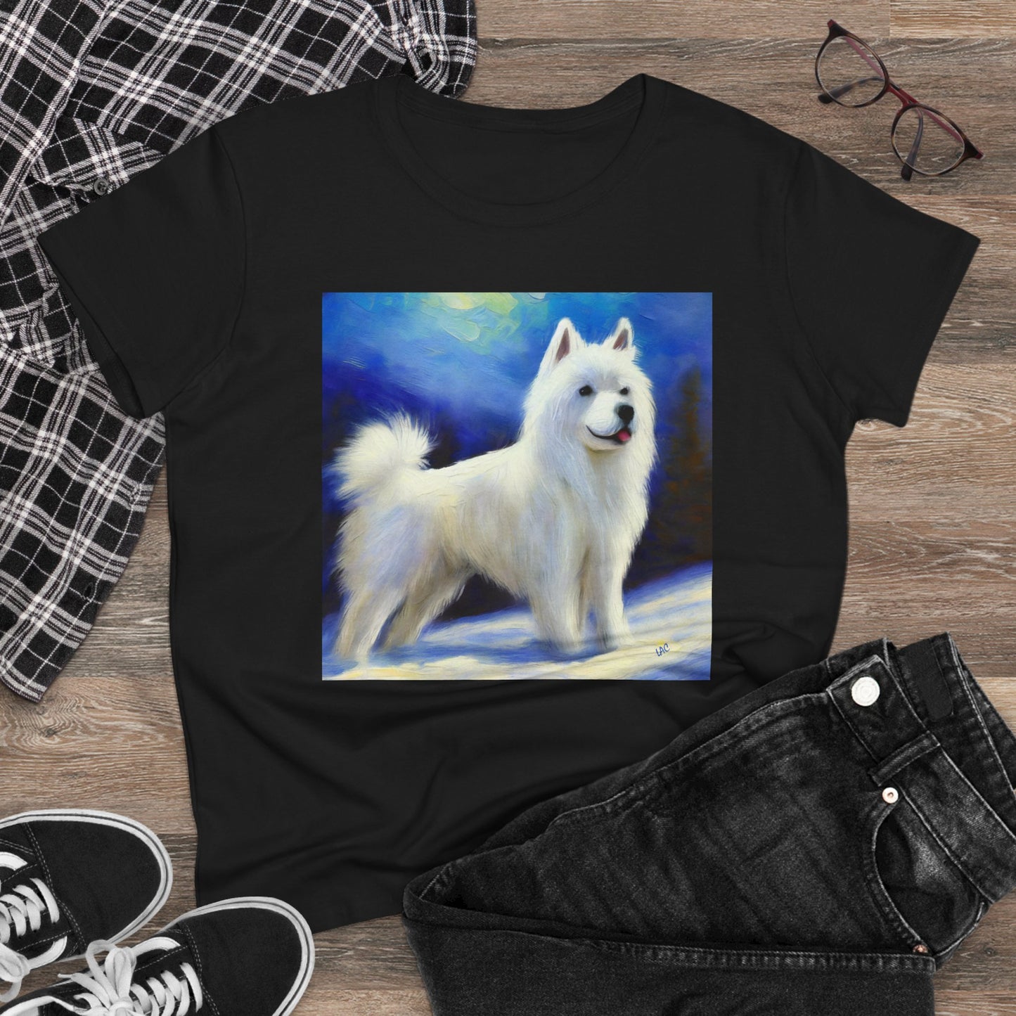 American Eskimo Dog - Women's Midweight Cotton Tee