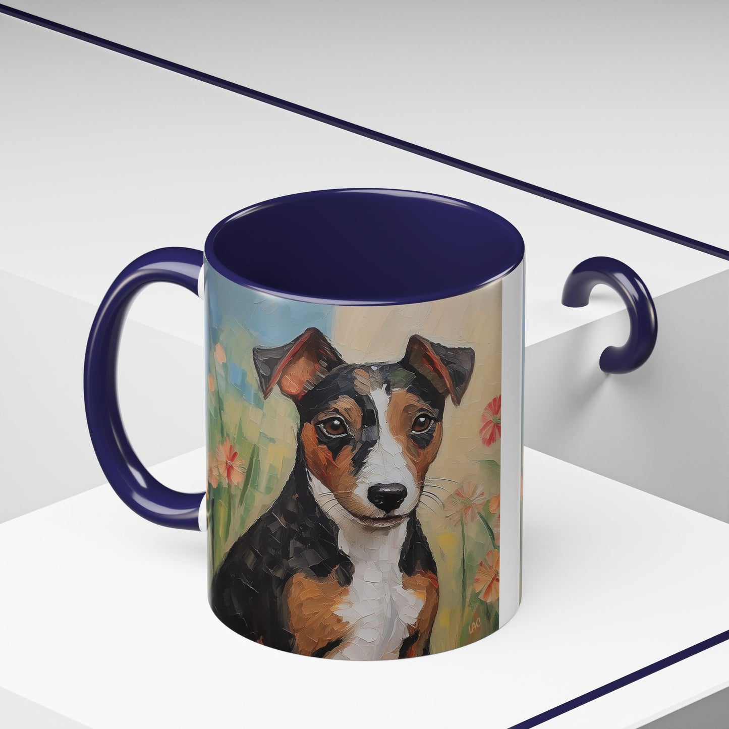 Teddy Roosevelt Terrier - Ceramic Accent Coffee Mug - 2 Sizes