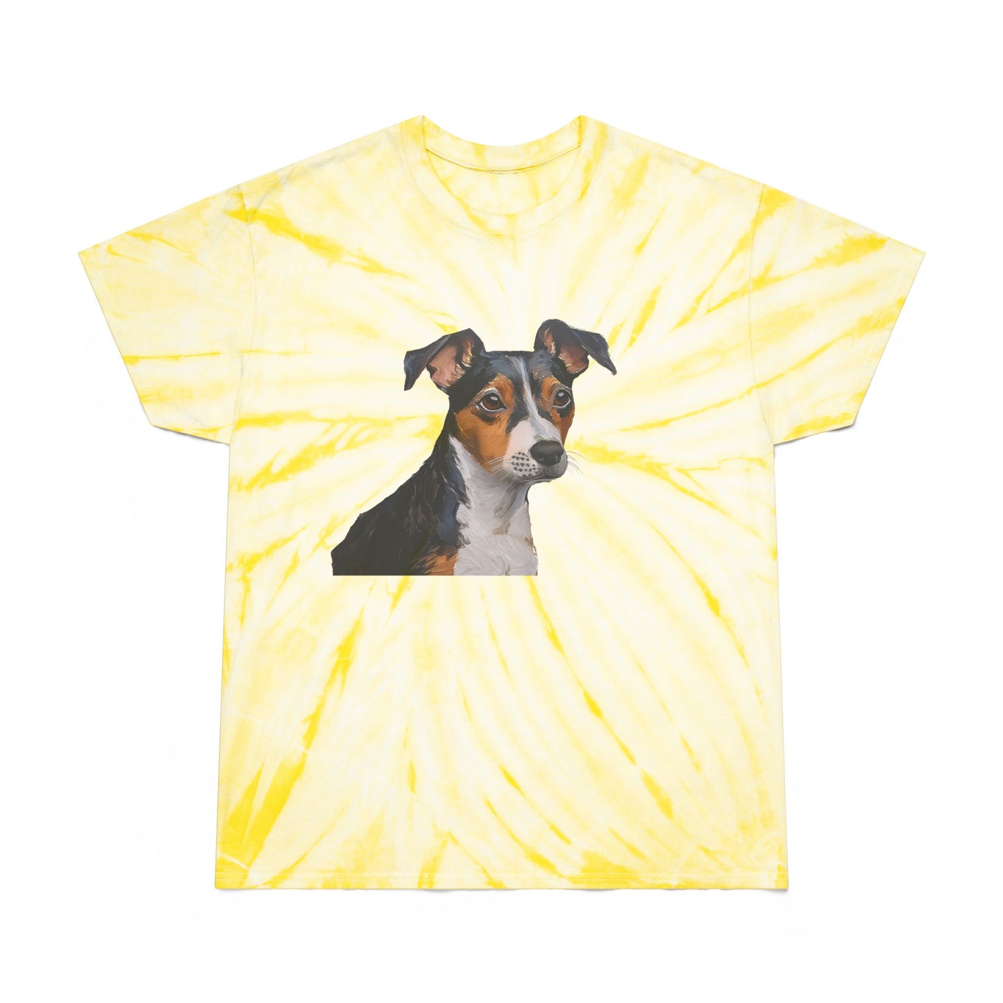 Teddy Roosevelt Terrier Tie-Dye Tee, Cyclone