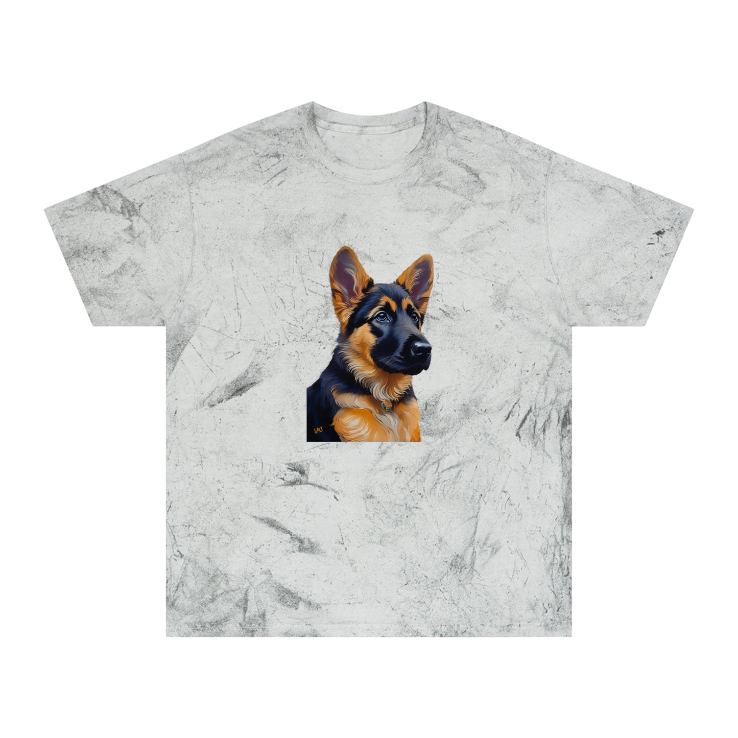 German Shepherd Puppy Unisex Color Blast T-Shirt