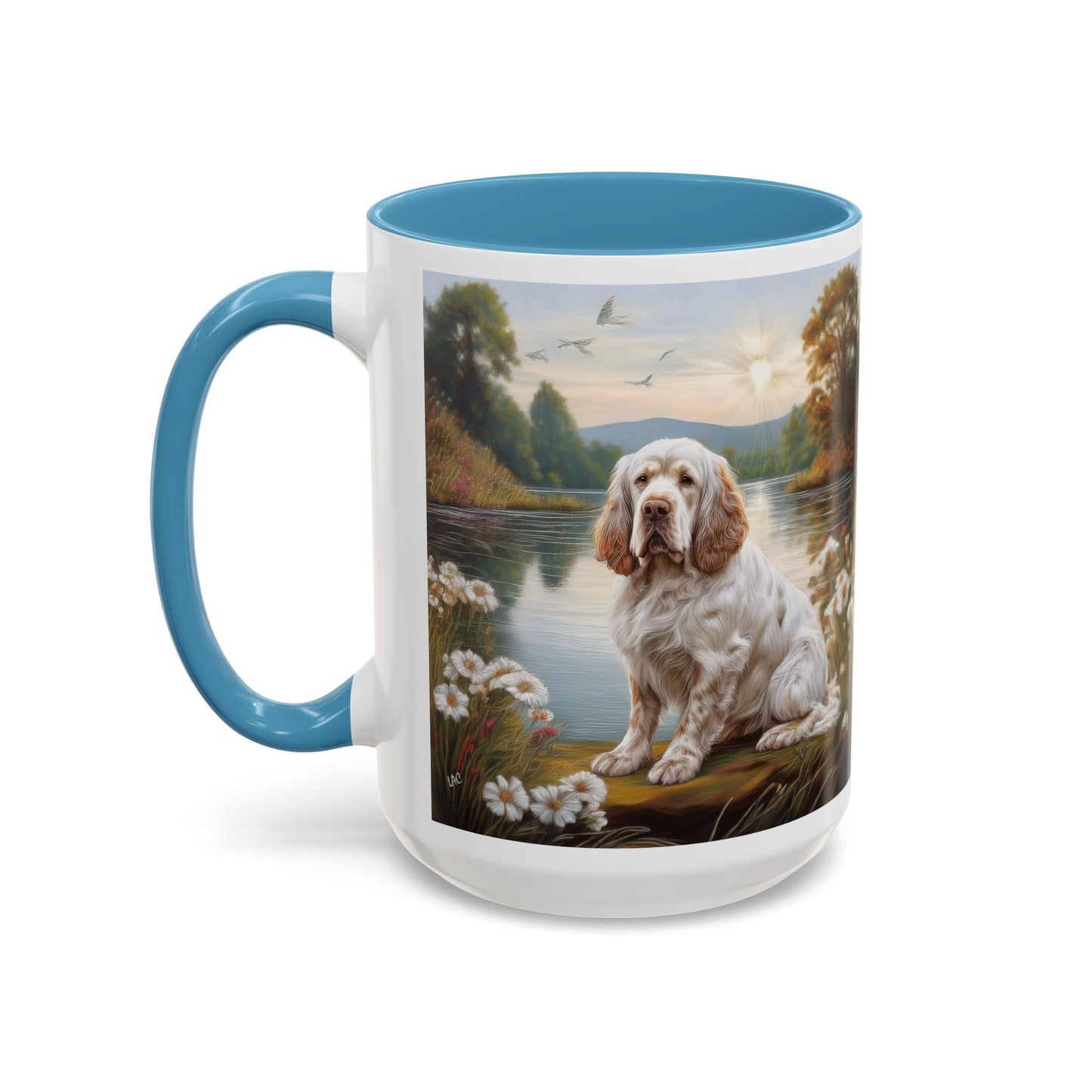 Clumber Spaniel Fine Art Ceramic Accent Coffee Mug