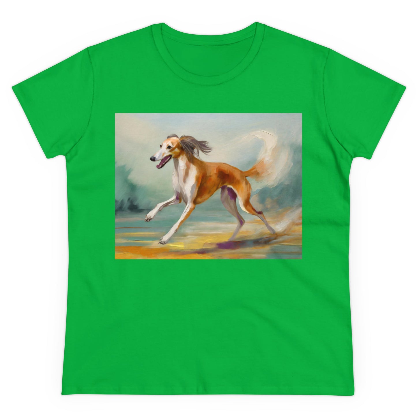 Saluki Women's Midweight Cotton Tee
