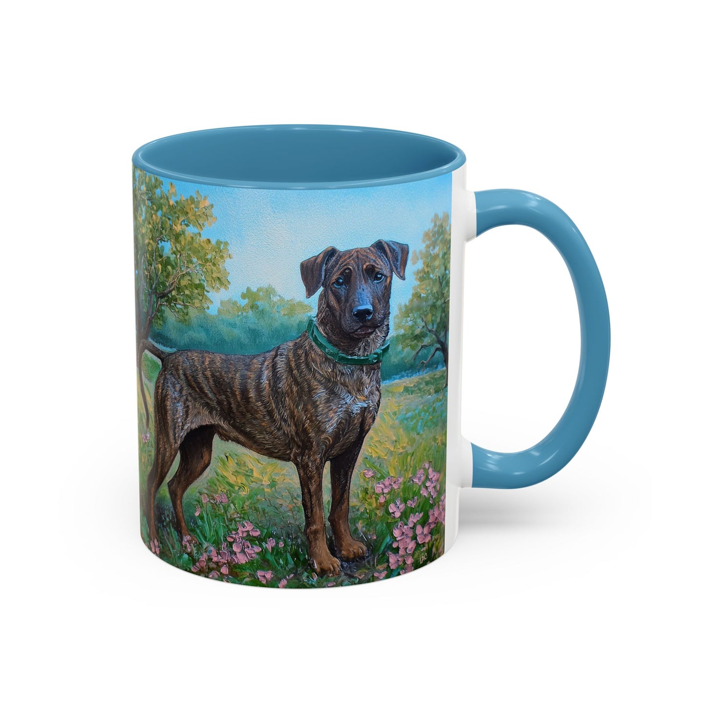 Treeing Tennessee Brindle Ceramic Accent Coffee Mug - 2 Sizes