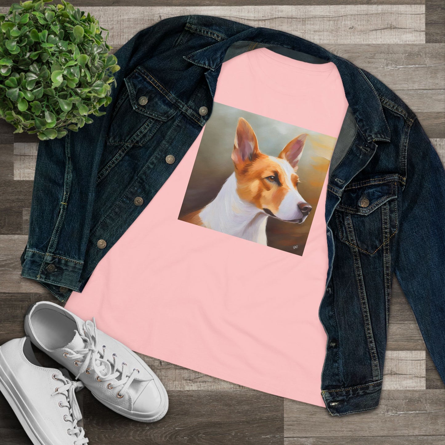 Canaan Dog of Israel Women's Relaxed Cotton Tee