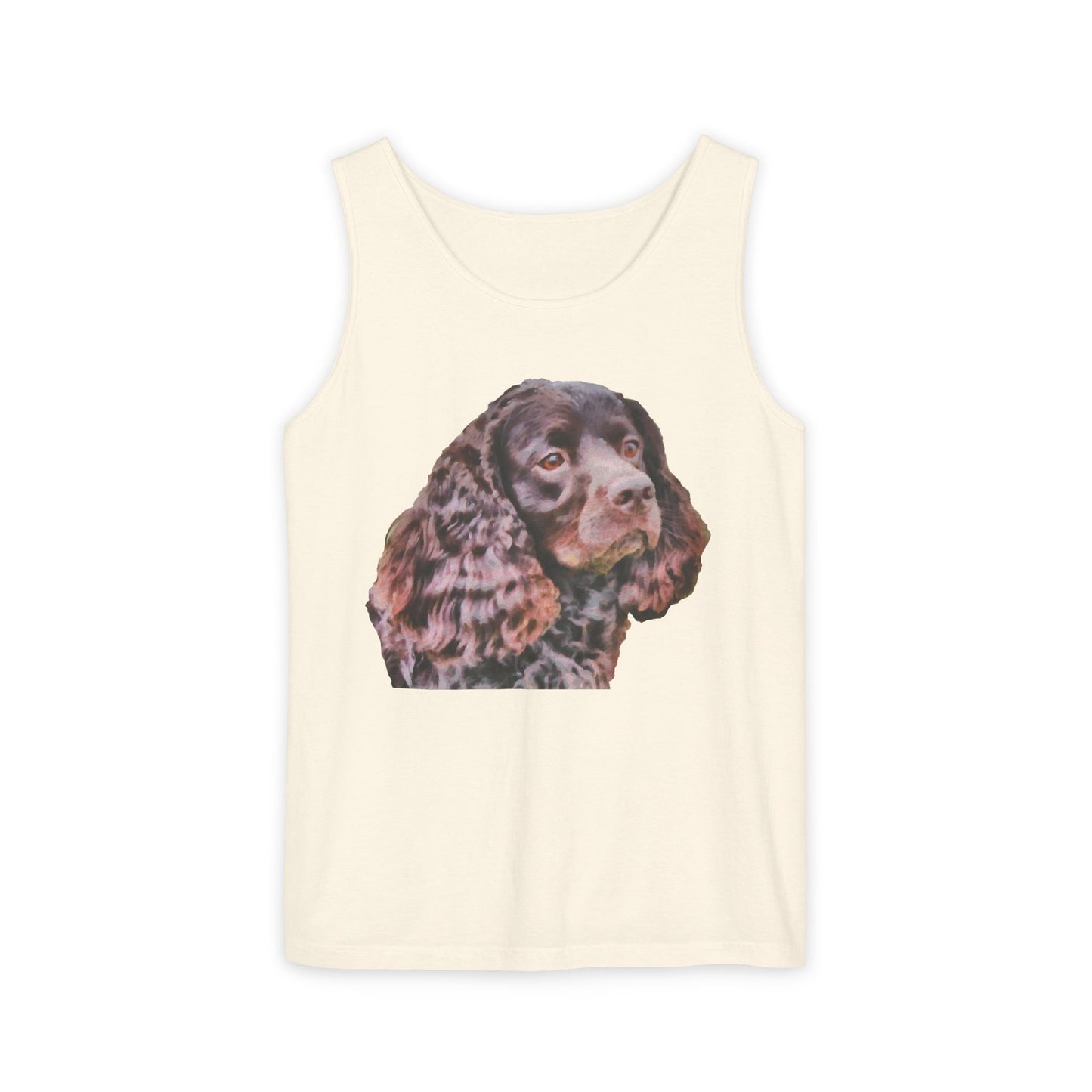 American Water Spaniel Unisex Relaxed Fit Ringspun Cotton Tank Top