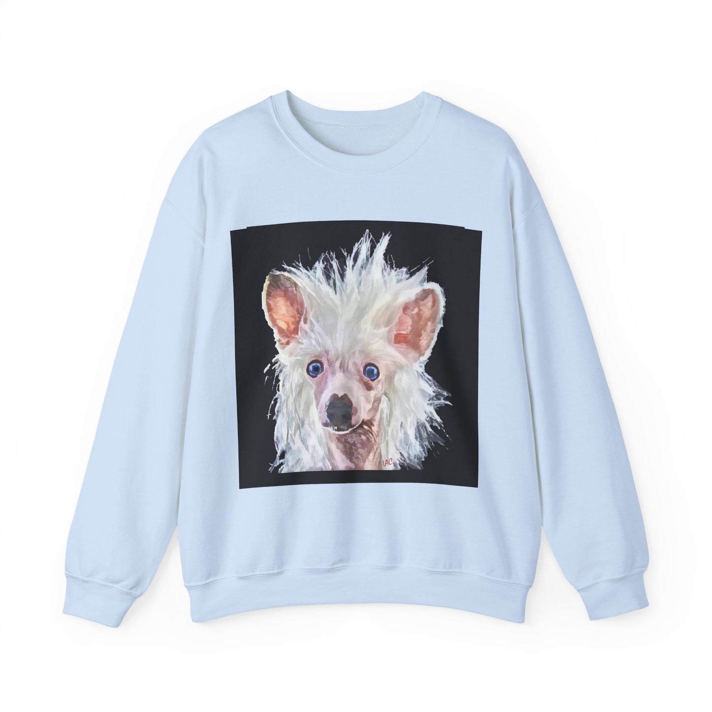 Chinese Crested Unisex 50/50 Crewneck Sweatshirt