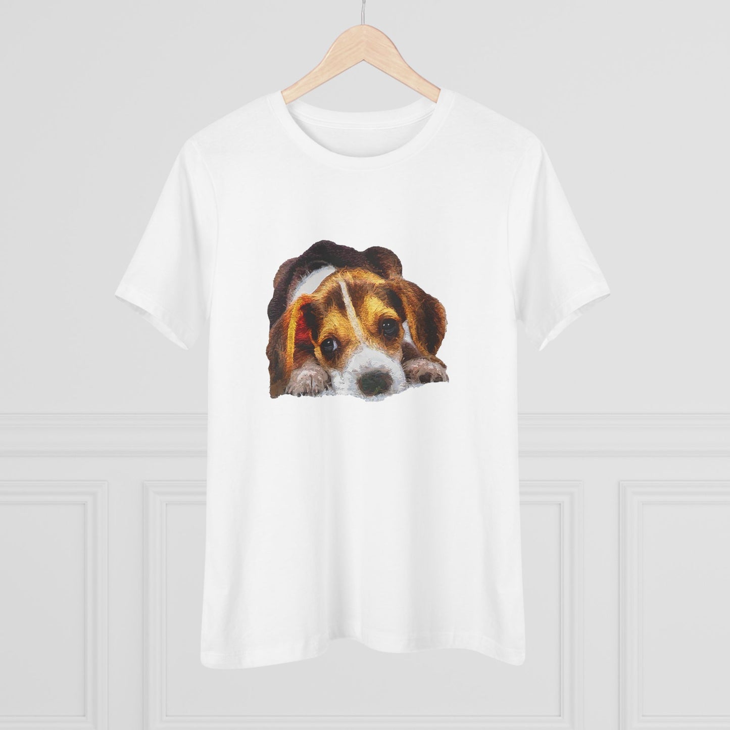 Beagle 'Daisy Mae' Women's Relaxed Fit Cotton Tee