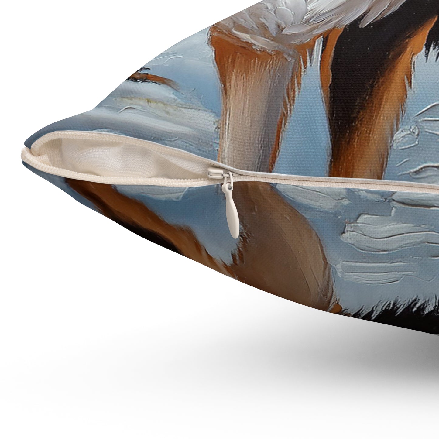Lapponian Herder - Spun Polyester Throw Pillow