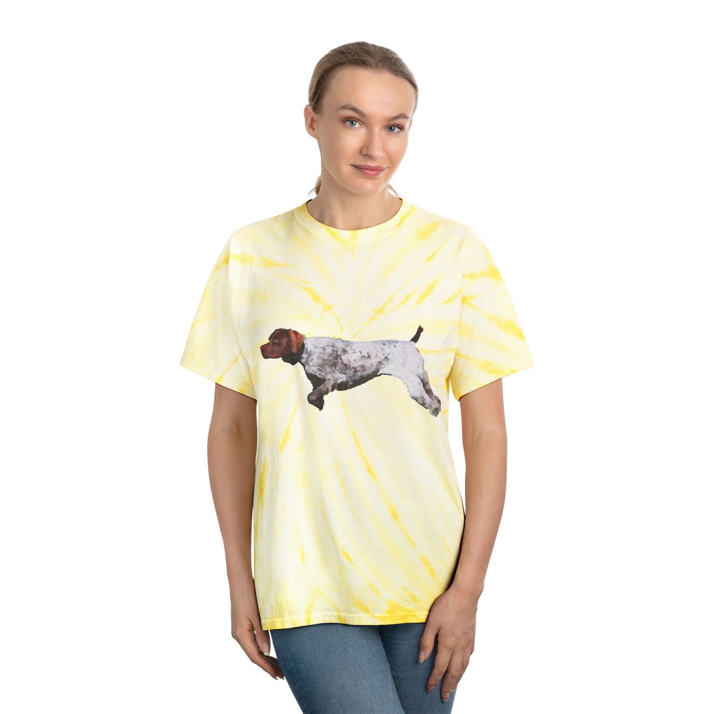 On Point German Shorthair Pointer Tie-Dye Tee