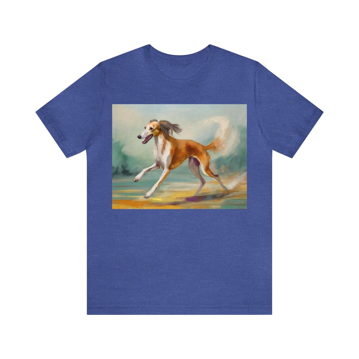 Saluki 'On the Run' - Classic Jersey Short Sleeve Tee