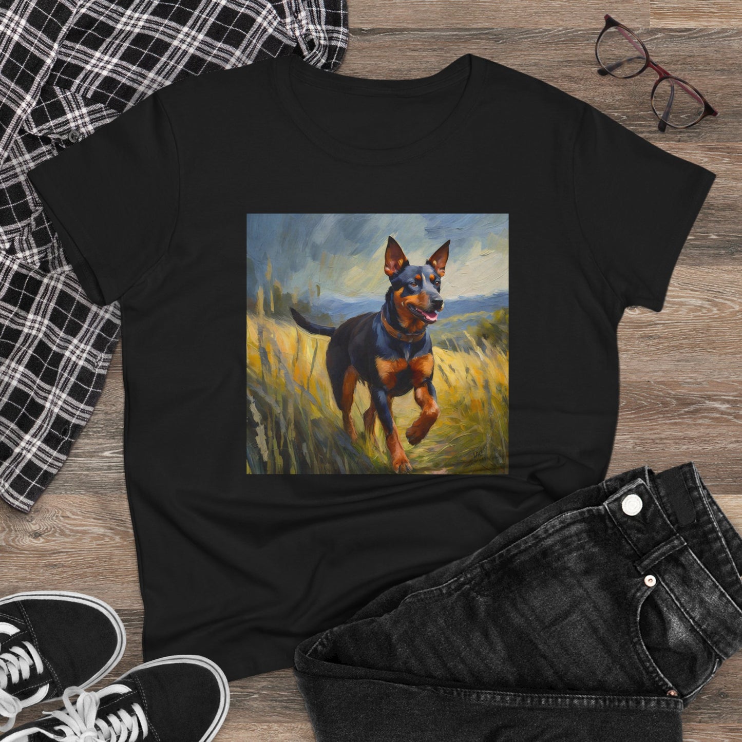 Lancashire Heeler Women's Midweight Cotton Tee