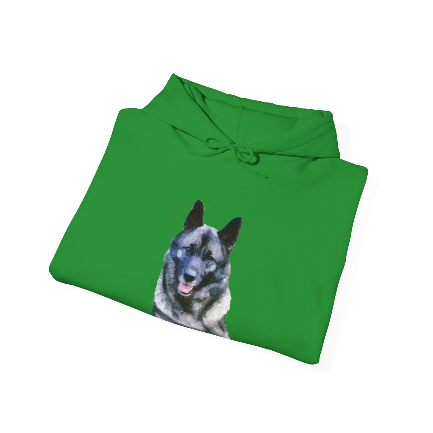 Norwegian Elkhound Unisex 50/50 Hoodie: Cozy Companion