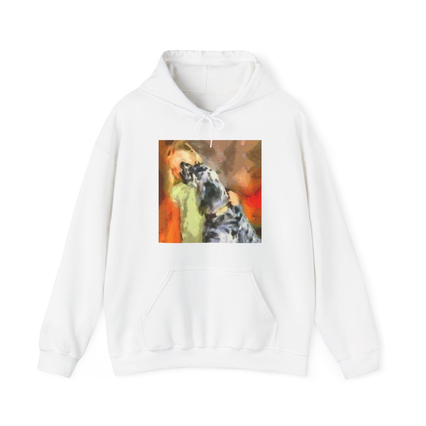 English Setter & Child Unisex 50/50 Hoodie