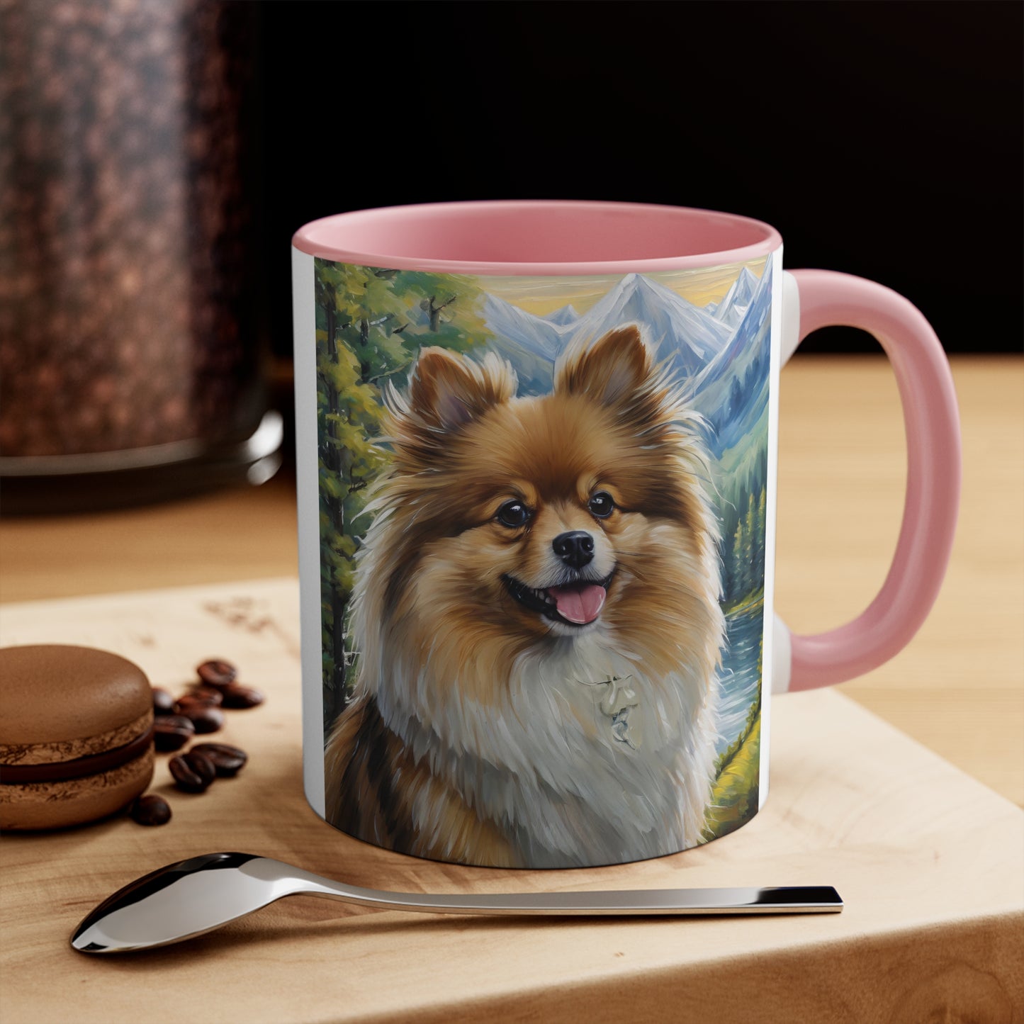German Spitz 11oz Ceramic Accent Mug