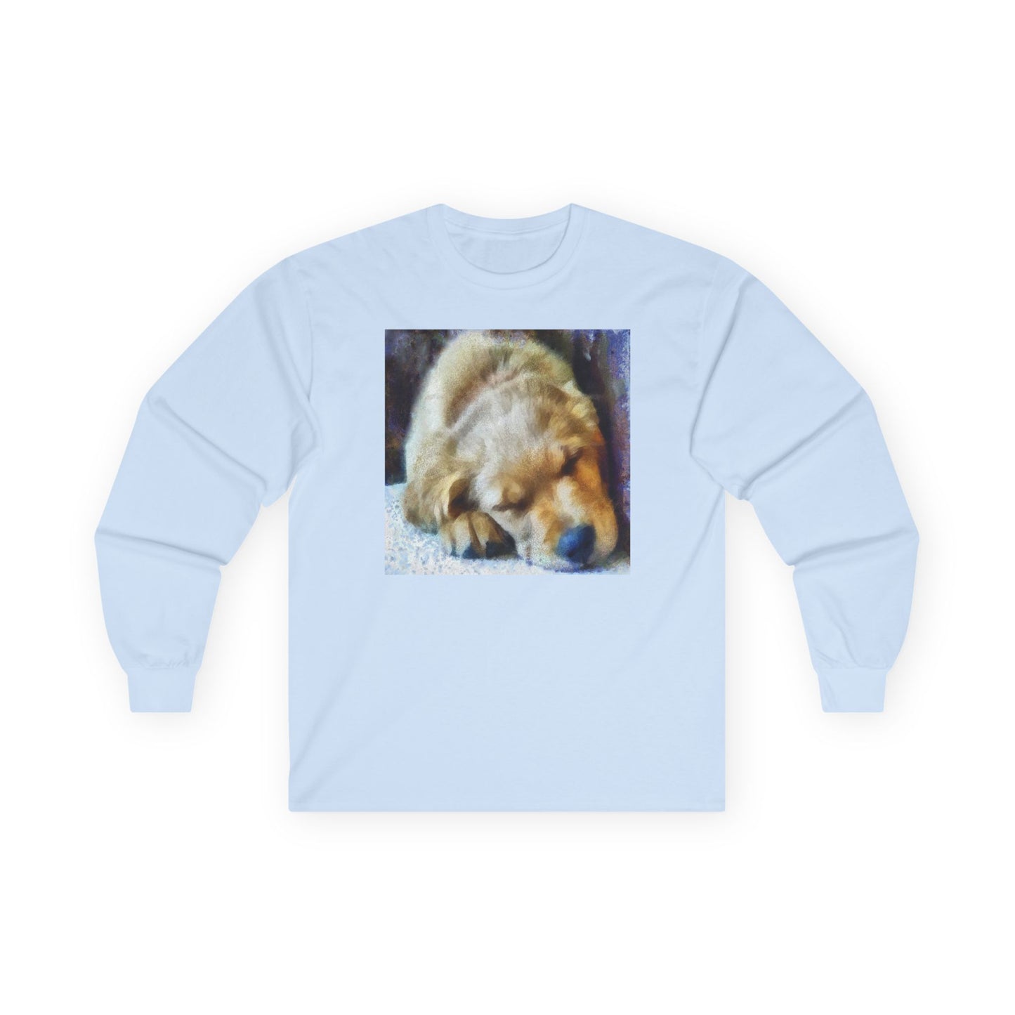 Golden Retriever Zuko Unisex Cotton Long Sleeve Tee