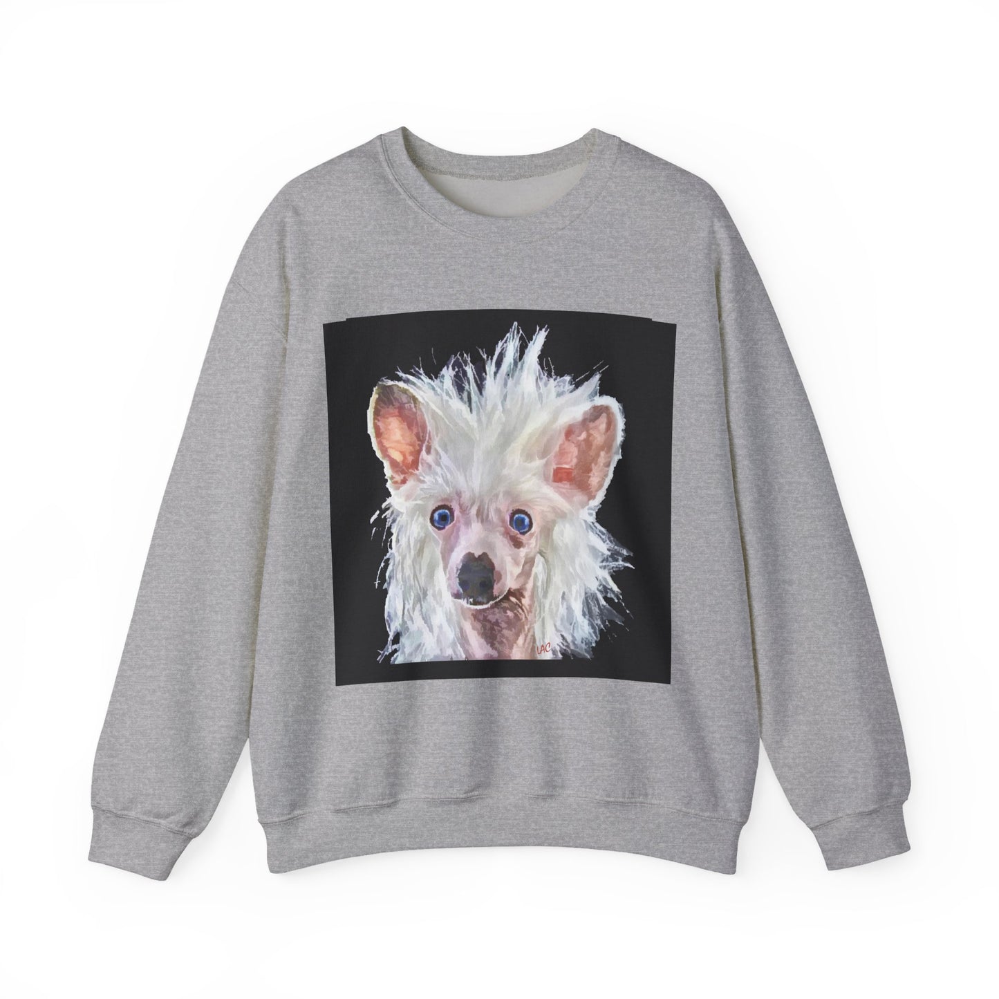Chinese Crested Unisex 50/50 Crewneck Sweatshirt