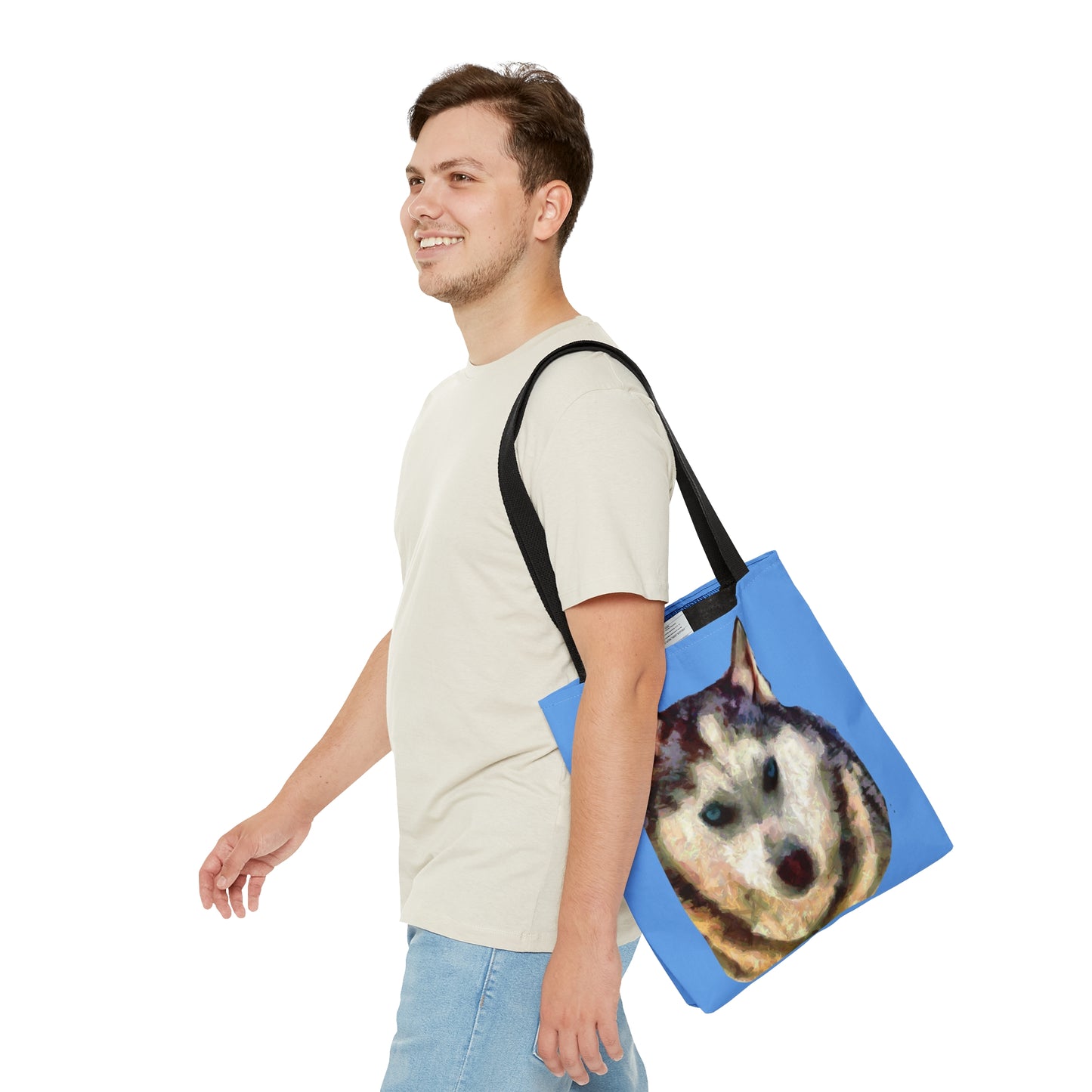 Siberian Husky 'Sacha' Tote Bag