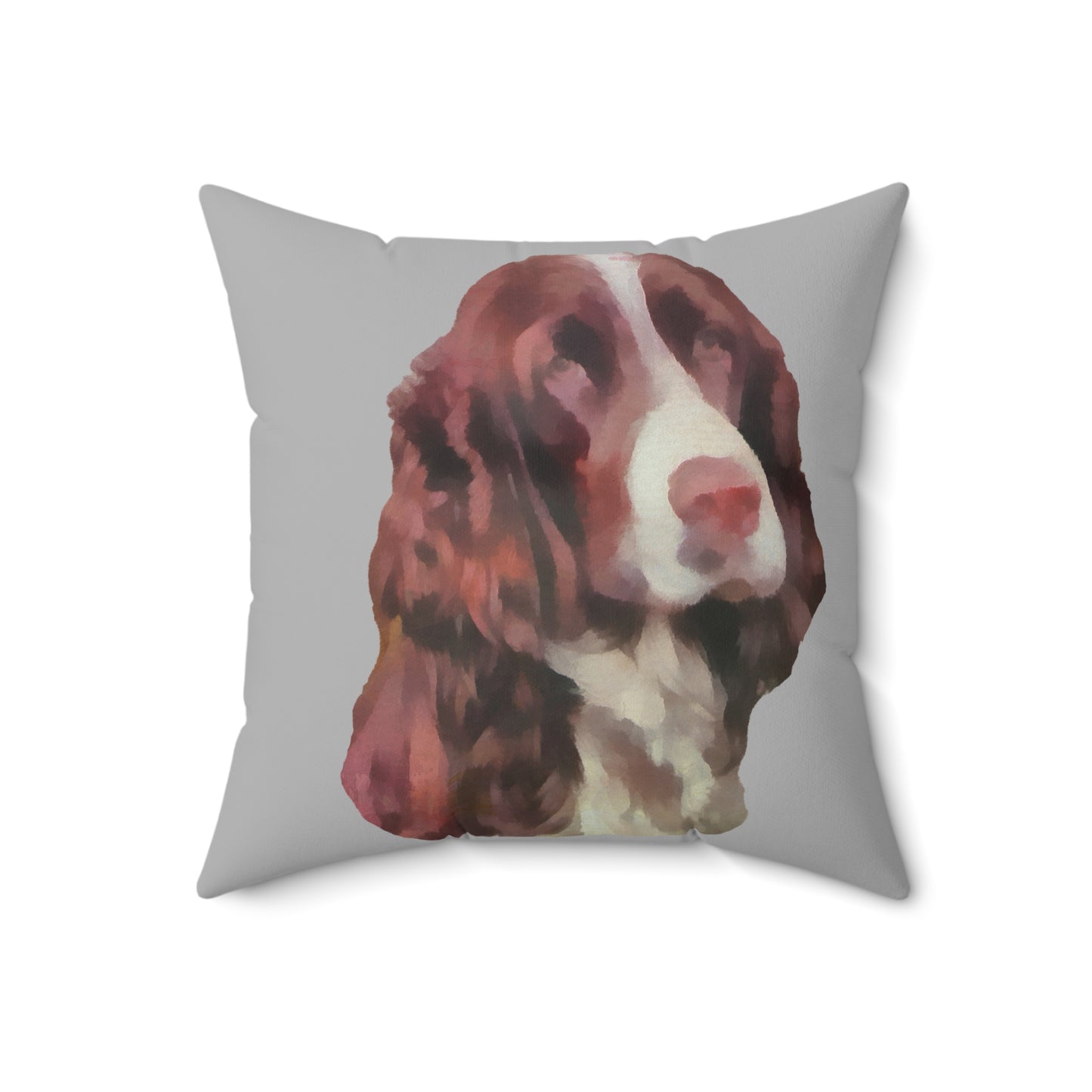 English Springer Spaniel - Spun Polyester Throw Pillow