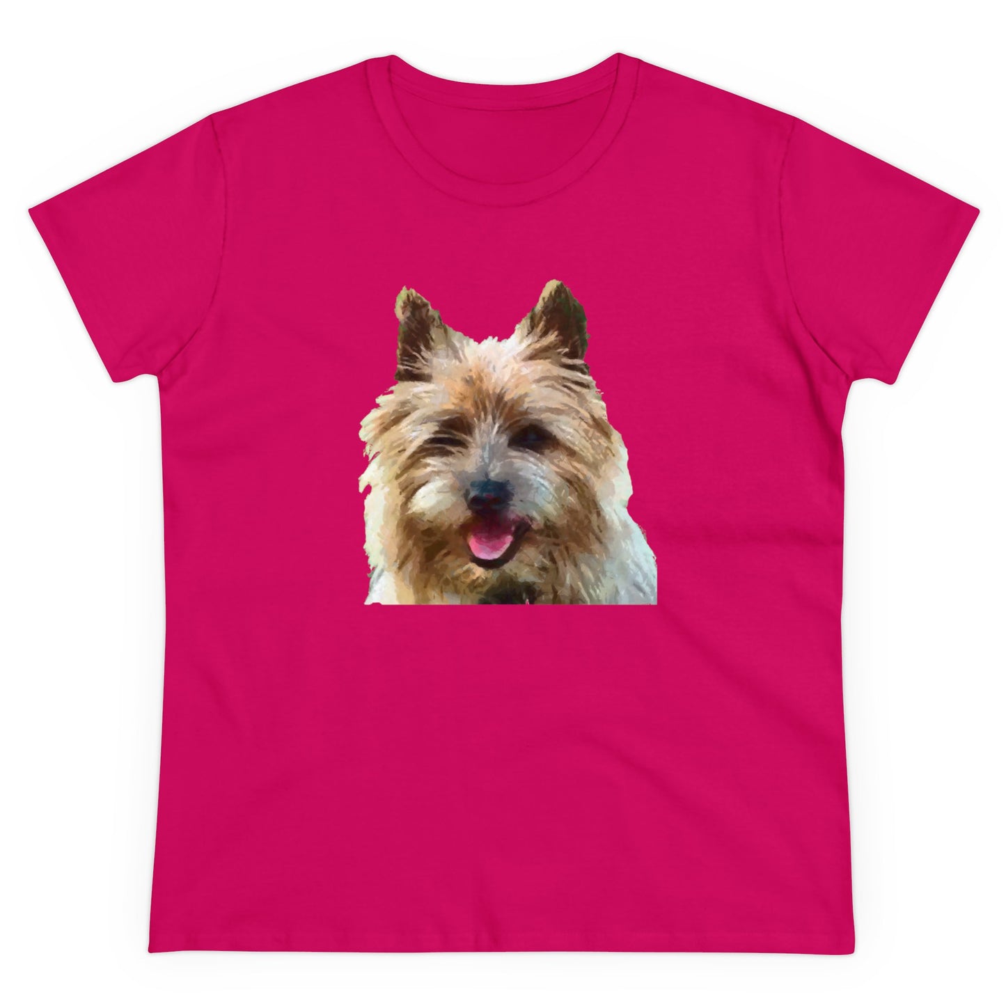 Cairn Terrier Women's Midweight Cotton Tee