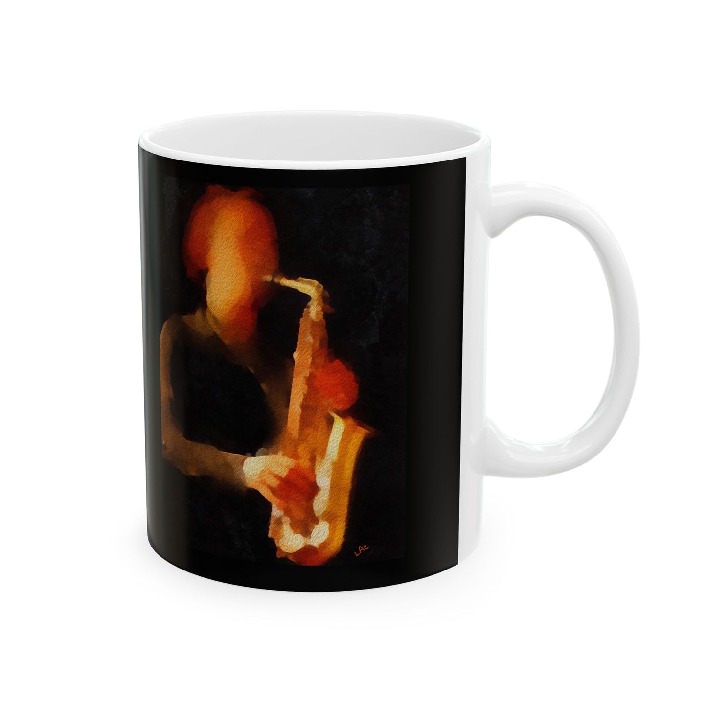 The Saxophonist Ceramic Mug 11oz
