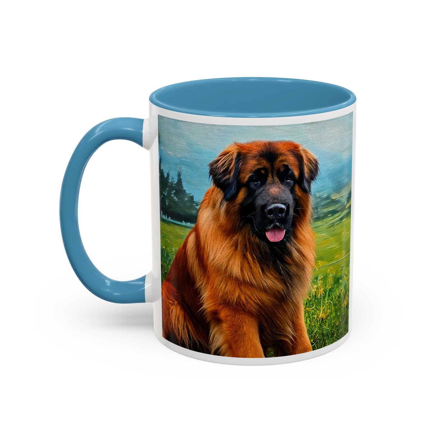 Leonberger Lover Accent Coffee Mug - 11oz & 15oz - Ideal Gift for Pet Owners