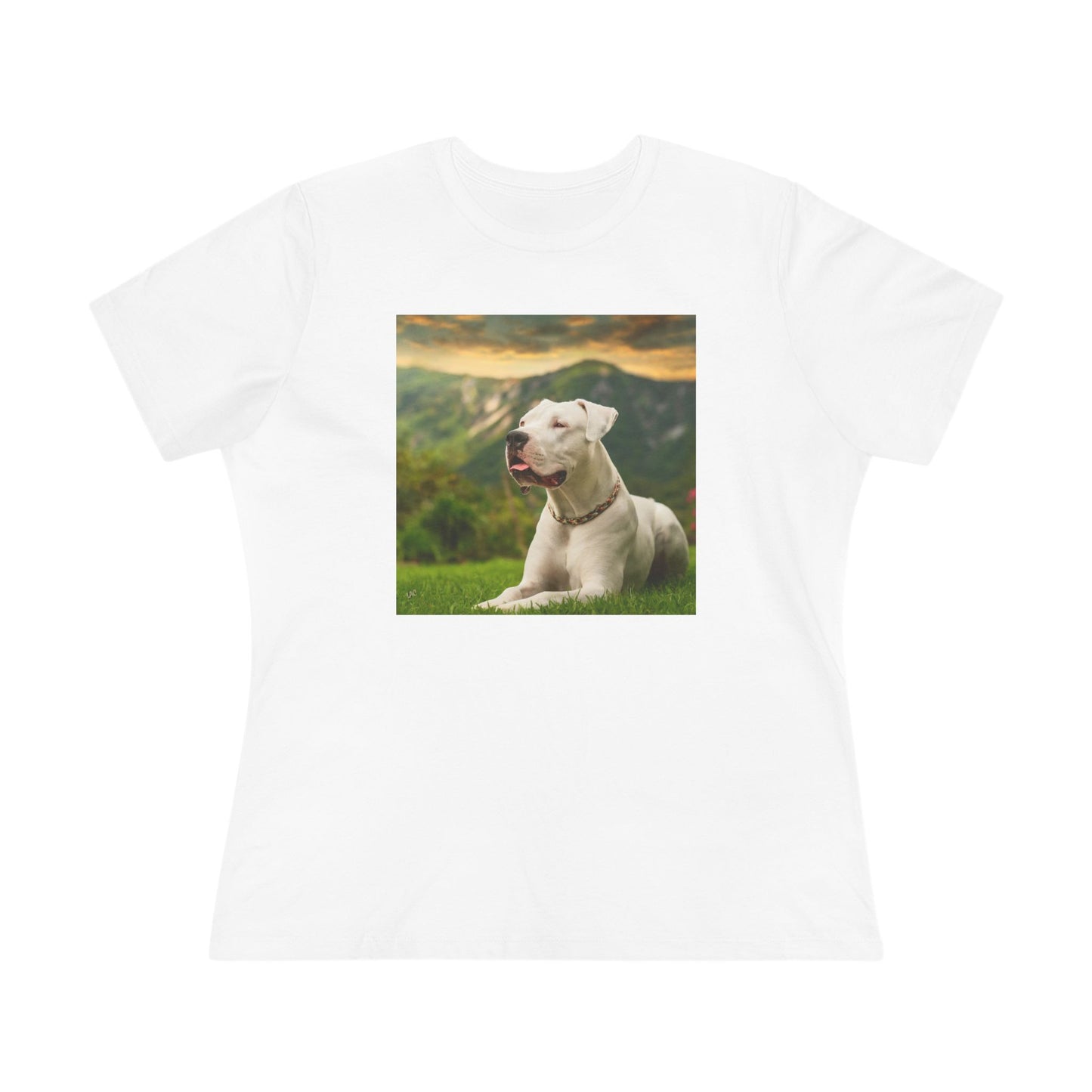 Dogo Argentino Women's Relaxed Fit Cotton Tee