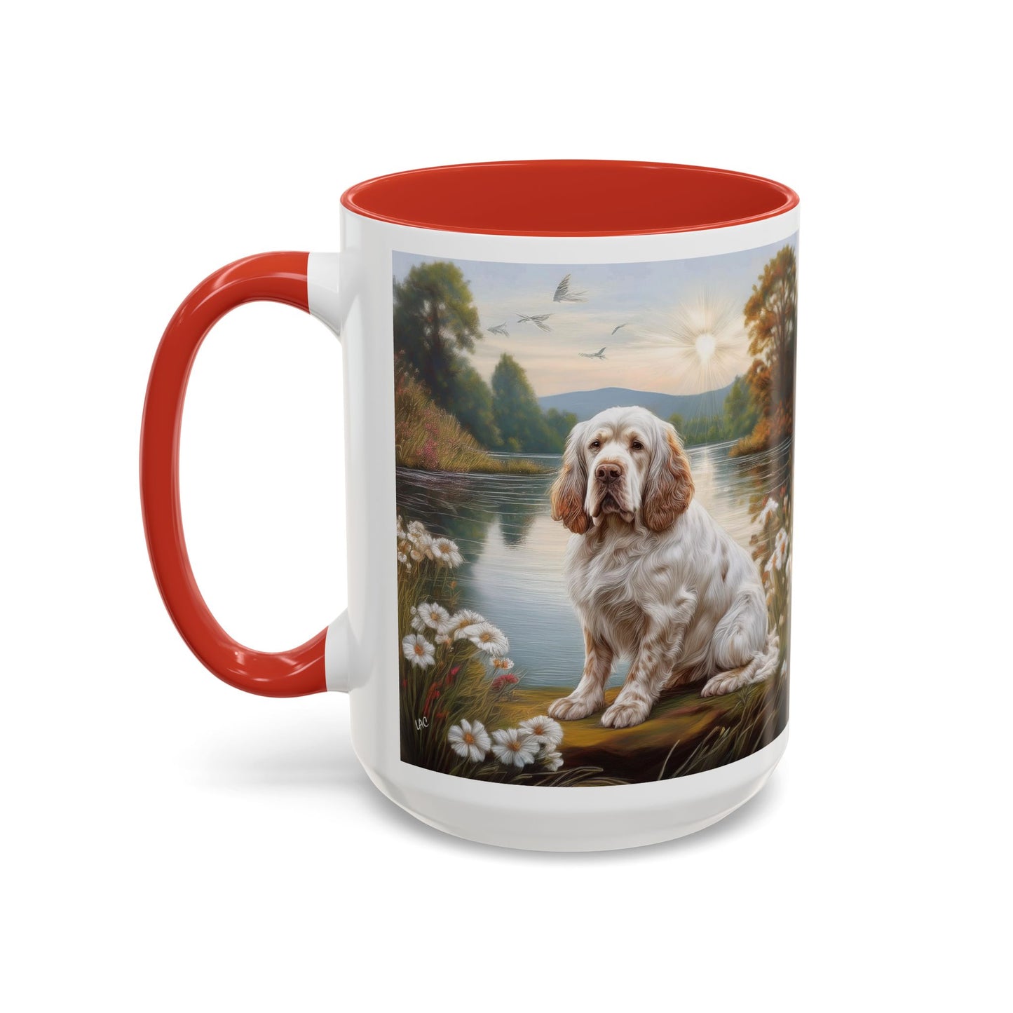 Clumber Spaniel Fine Art Ceramic Accent Coffee Mug