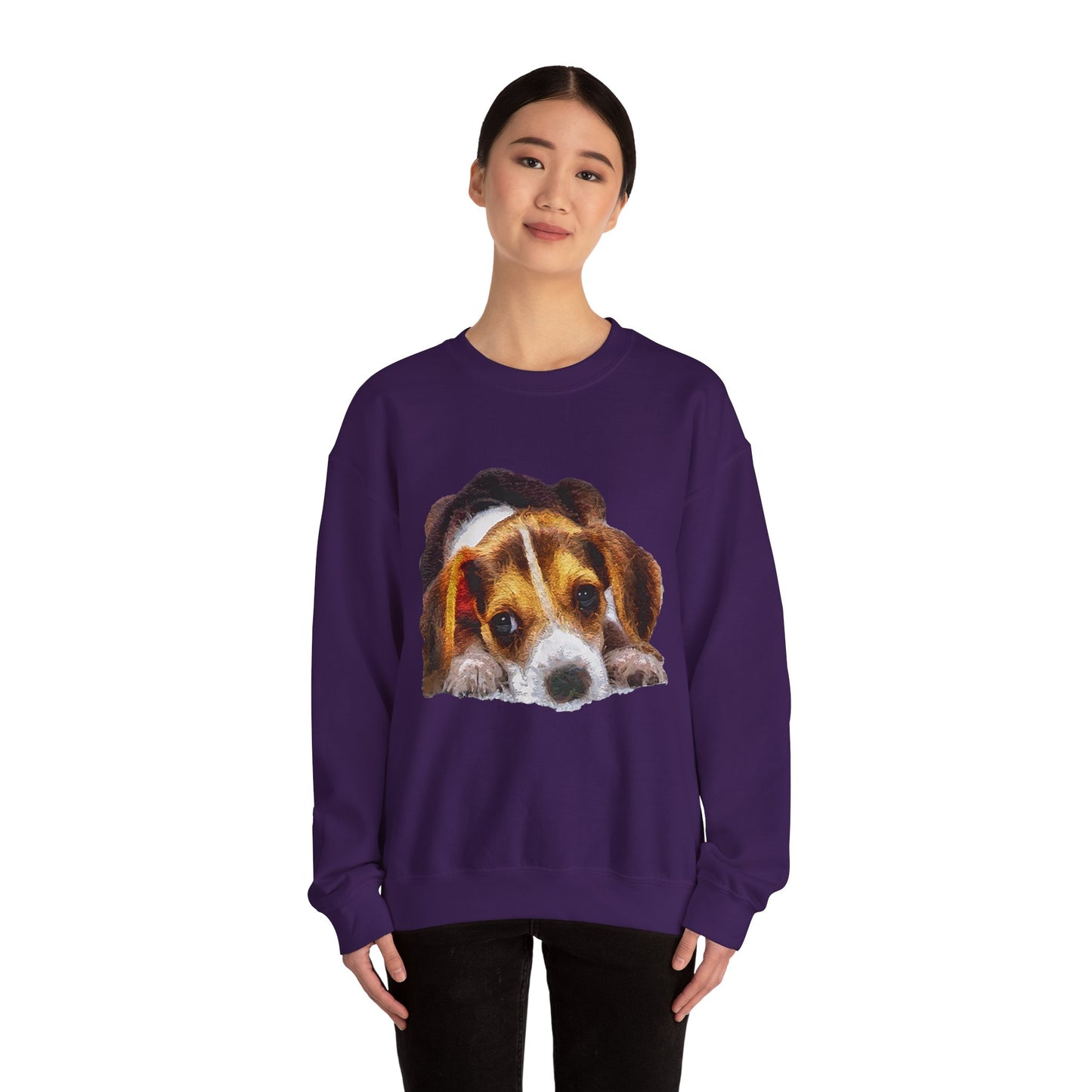 Beagle 'Daisy Mae' Cozy Crewneck Delight