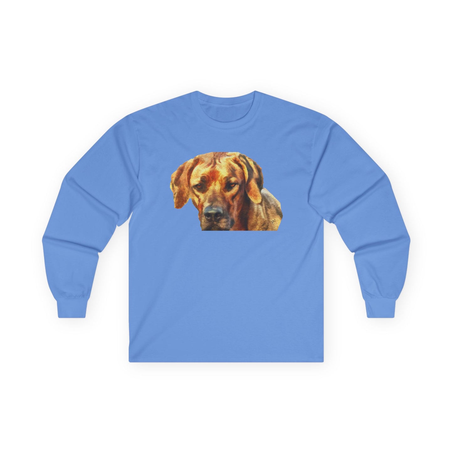 Rhodesian Ridgeback 'Zulu' Unisex Cotton Long Sleeve Tee