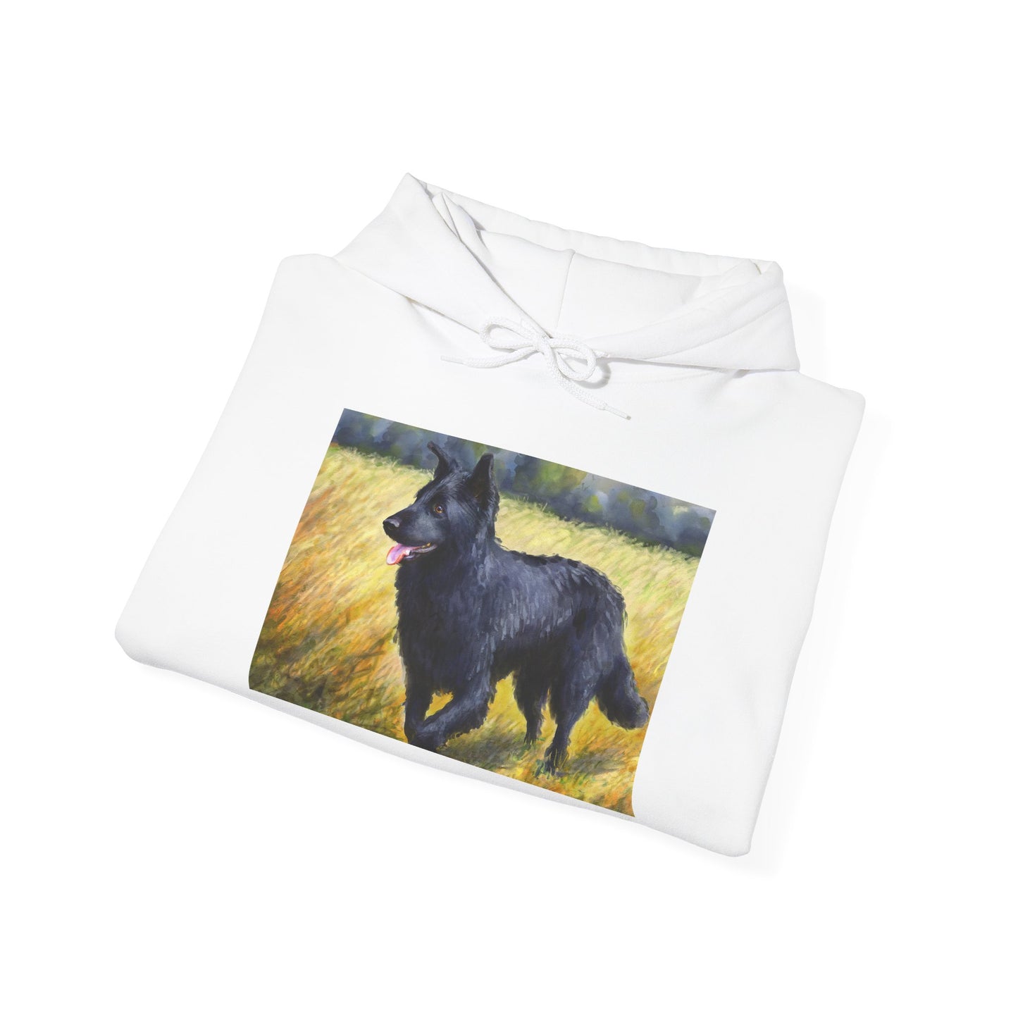 Mudi Unisex 50/50 Hooded Sweatshirt
