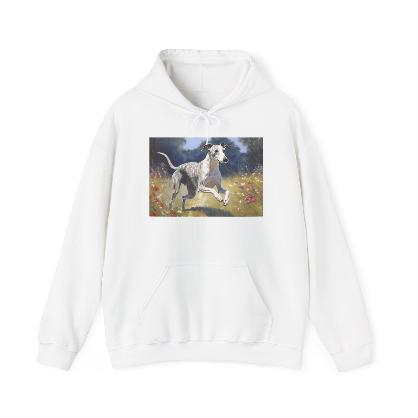Whippet -- Unisex 50/50 Hooded Sweatshirt