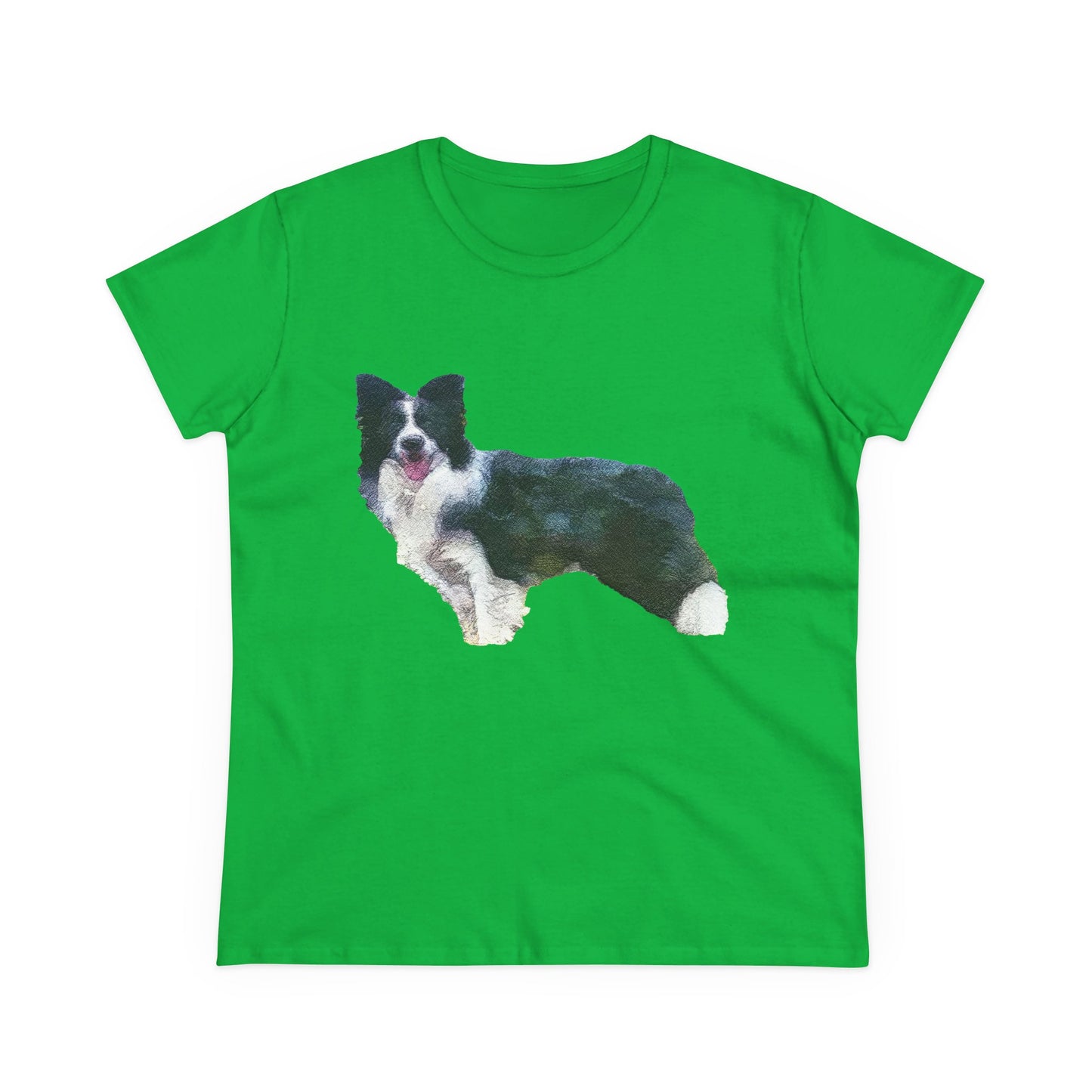 Border Collie '#1' - Women's Midweight Cotton Tee