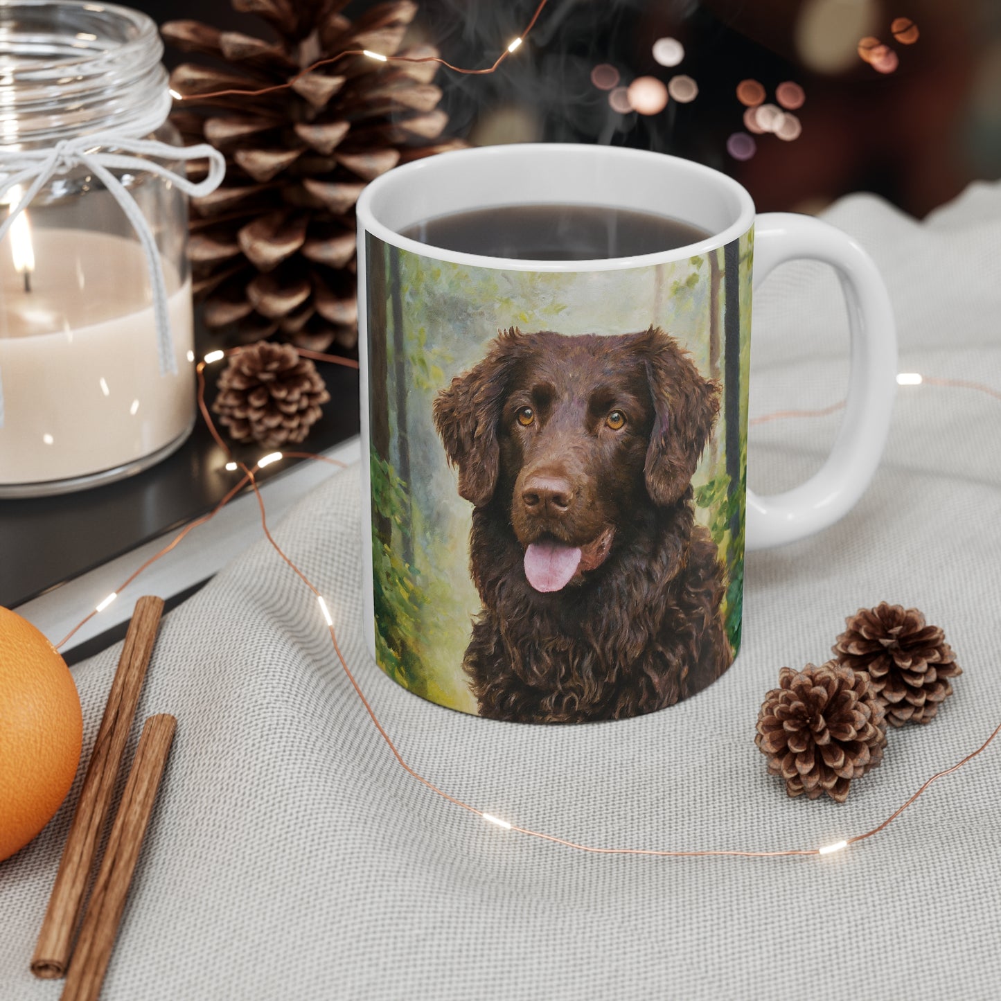 Curly-Coated Retriever Ceramic Mug 11oz